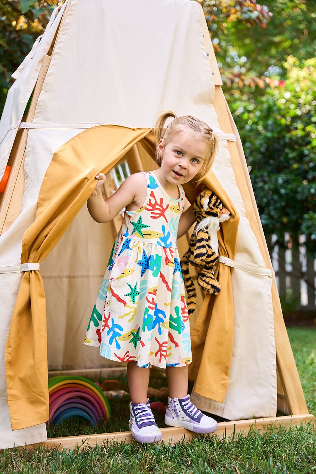 Magnolia 7-in-1 Real Wood Playset | Indoor & Outdoor Climbing Gym for Kids - Image 10