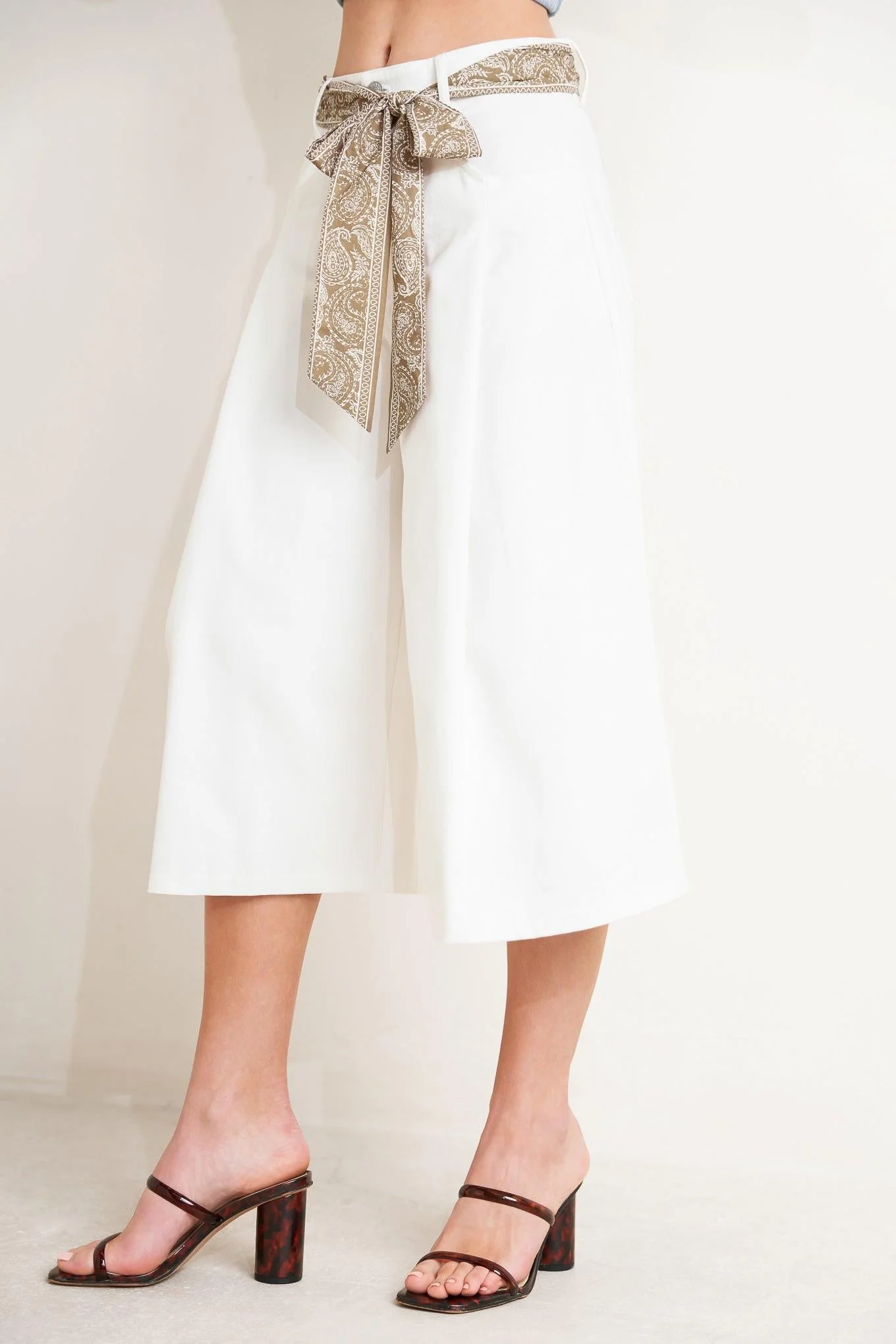 Marbella Moment Woven Culotte Pants - Image 3