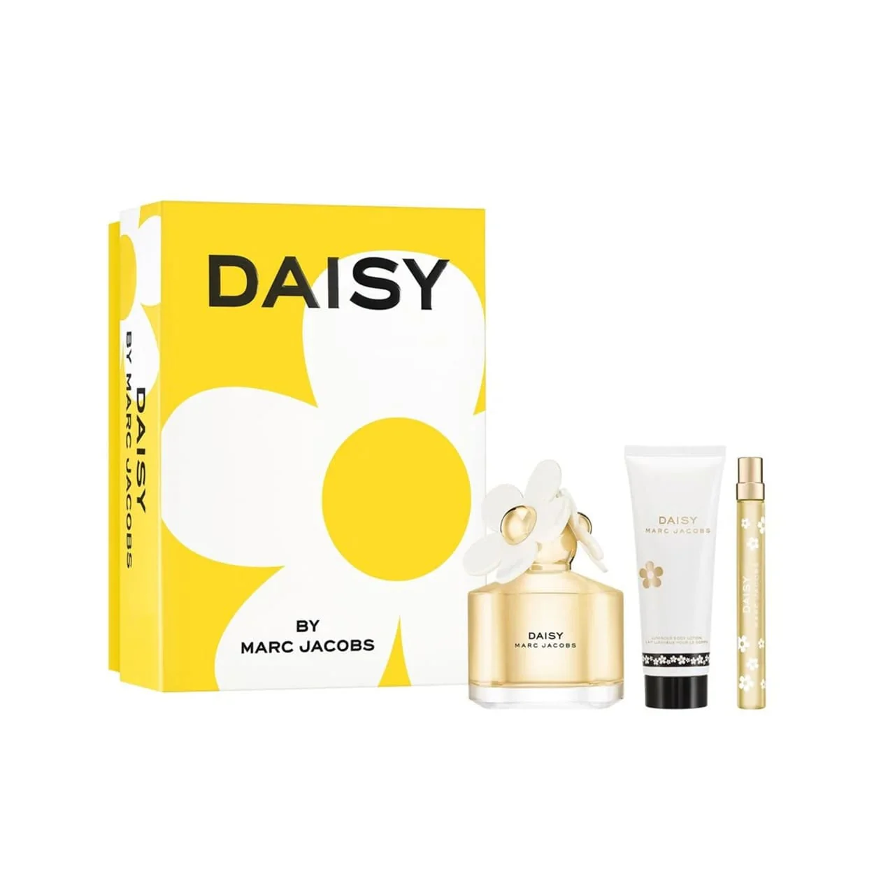 Marc Jacobs Daisy 3 Pcs Set for Women: 3.3 Eau De Toilette Spray + 0.33 Eau De Toilette Spray + 2.5 Body Lotion. - Image 2