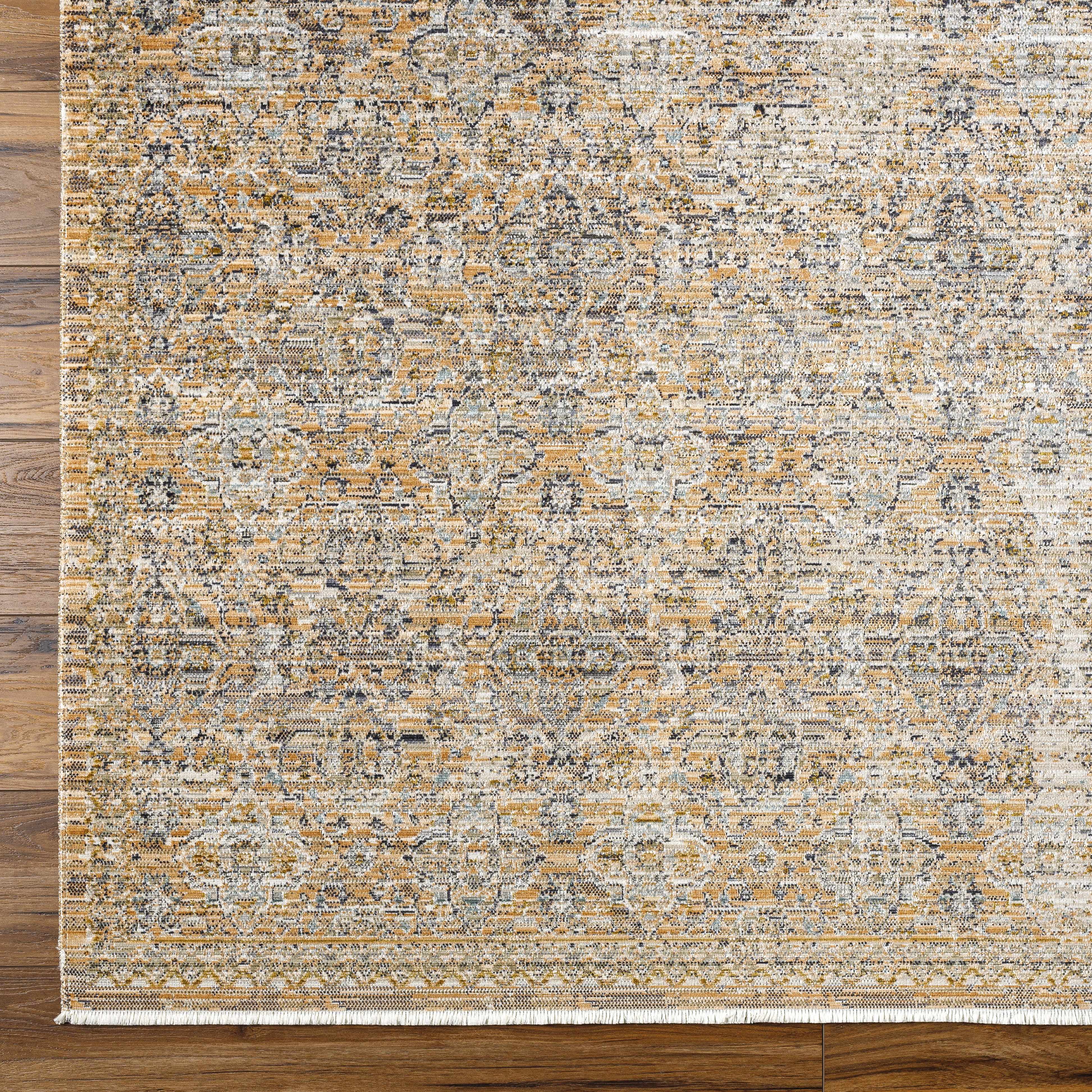 Margaret Beige & Blue Washable Outdoor Rug - Becki Owens x Livabliss - Clearance - Image 9