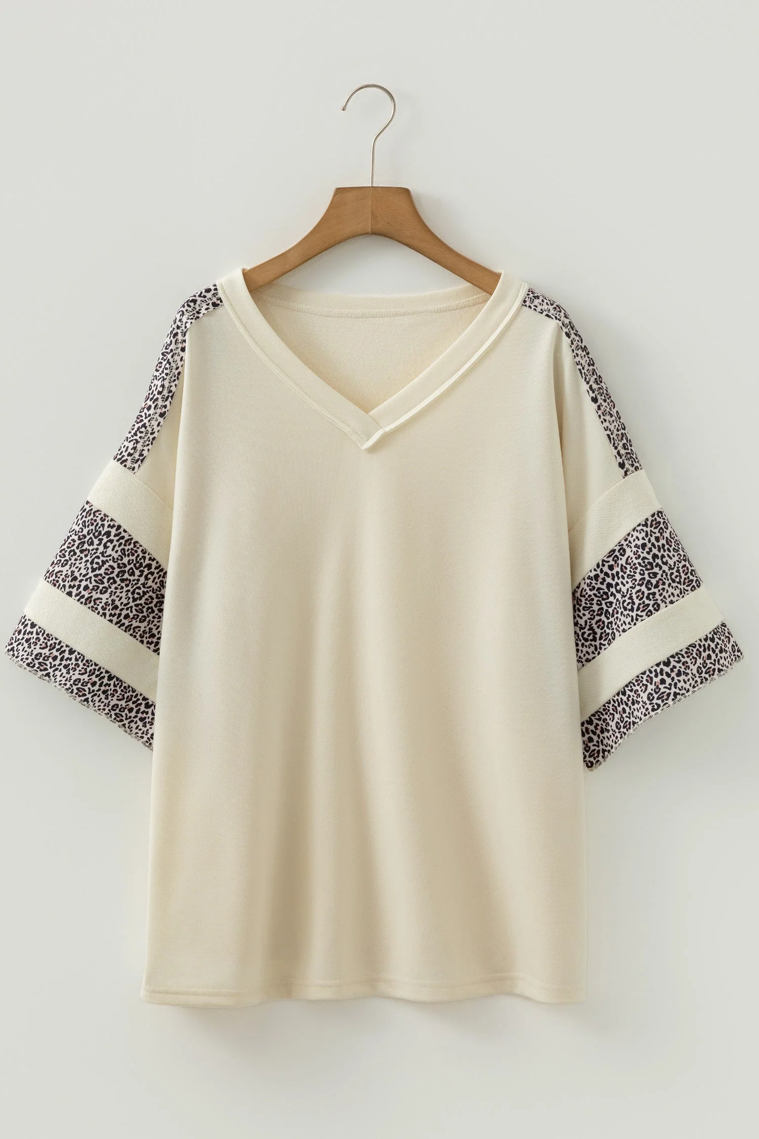 Threaded Pear Mariana Patchwork Half Sleeve PLUS Top - Image 8