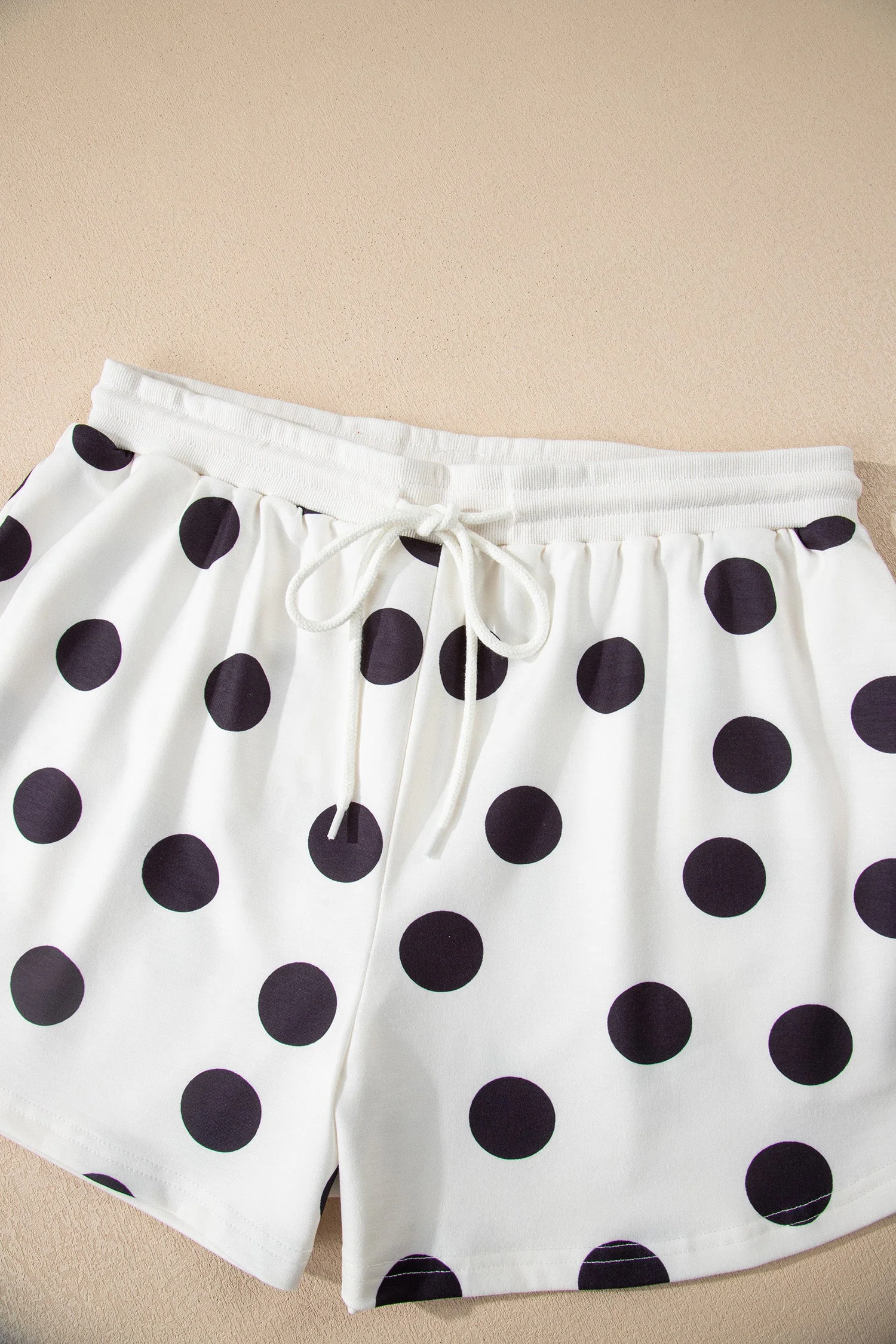 Threaded Pear Marley Shoulder Pullover Drawstring Shorts Set - Image 11