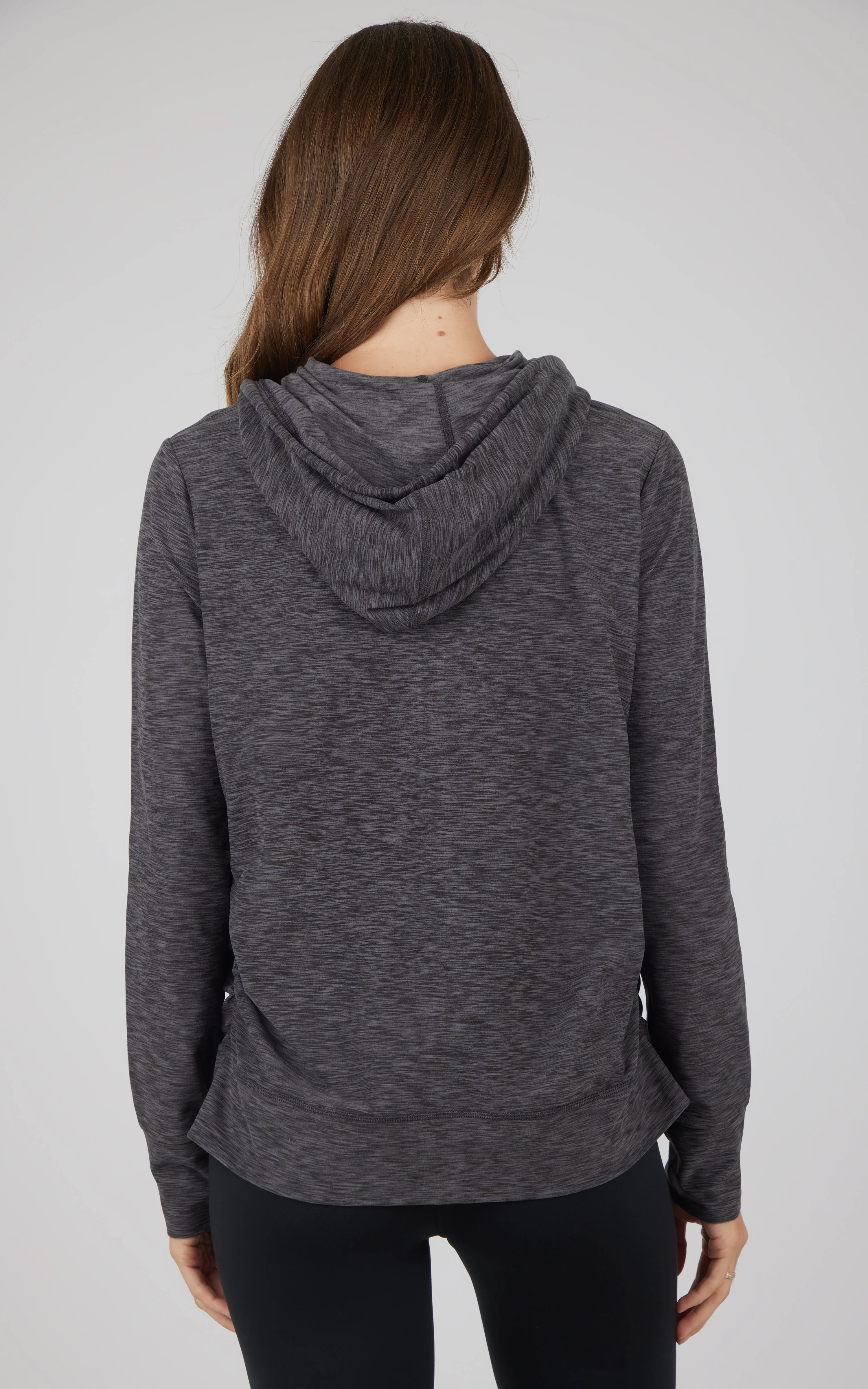 Maternity Heathered Lux Full Zip Jacket - Image 17