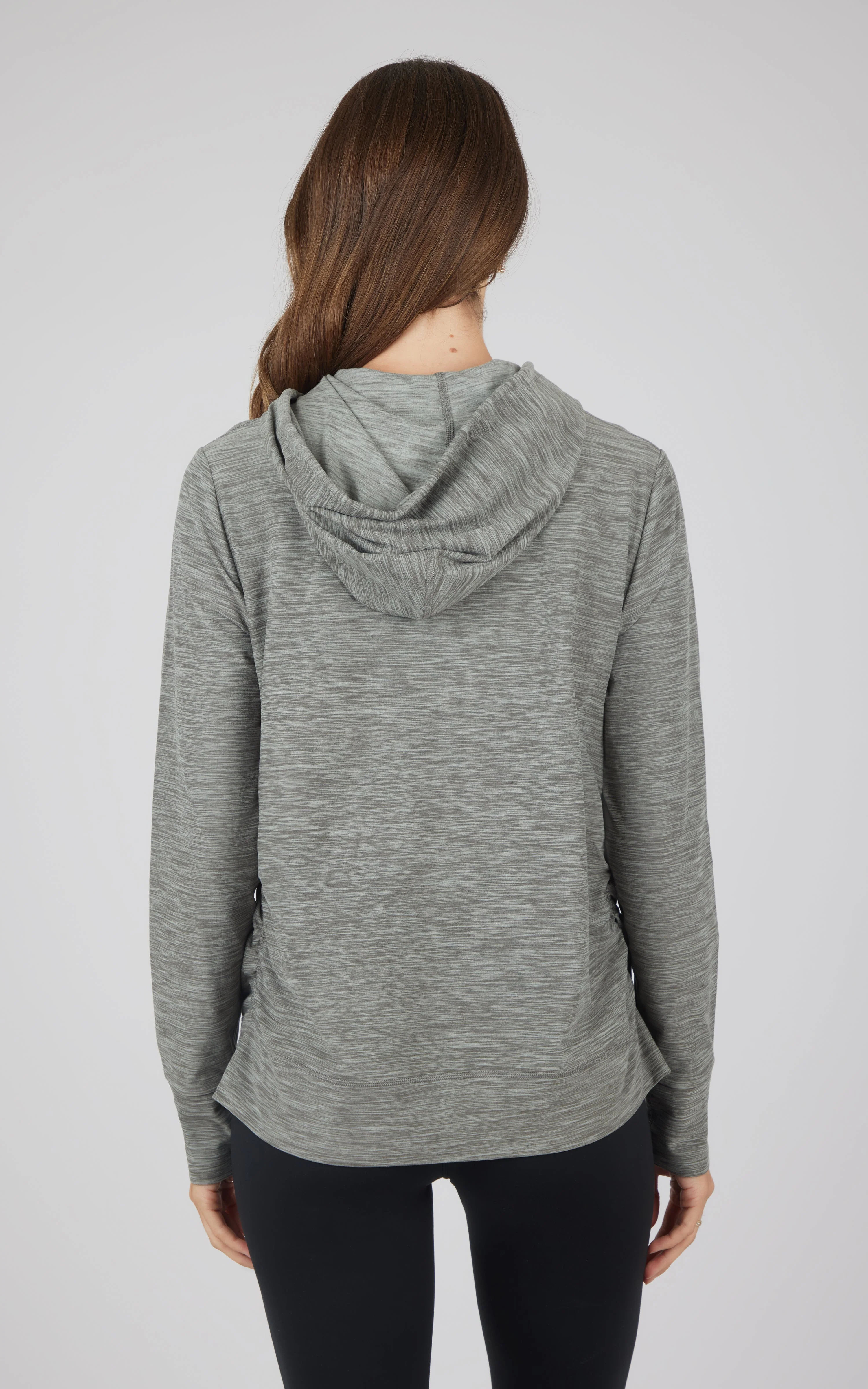 Maternity Heathered Lux Full Zip Jacket - Image 56