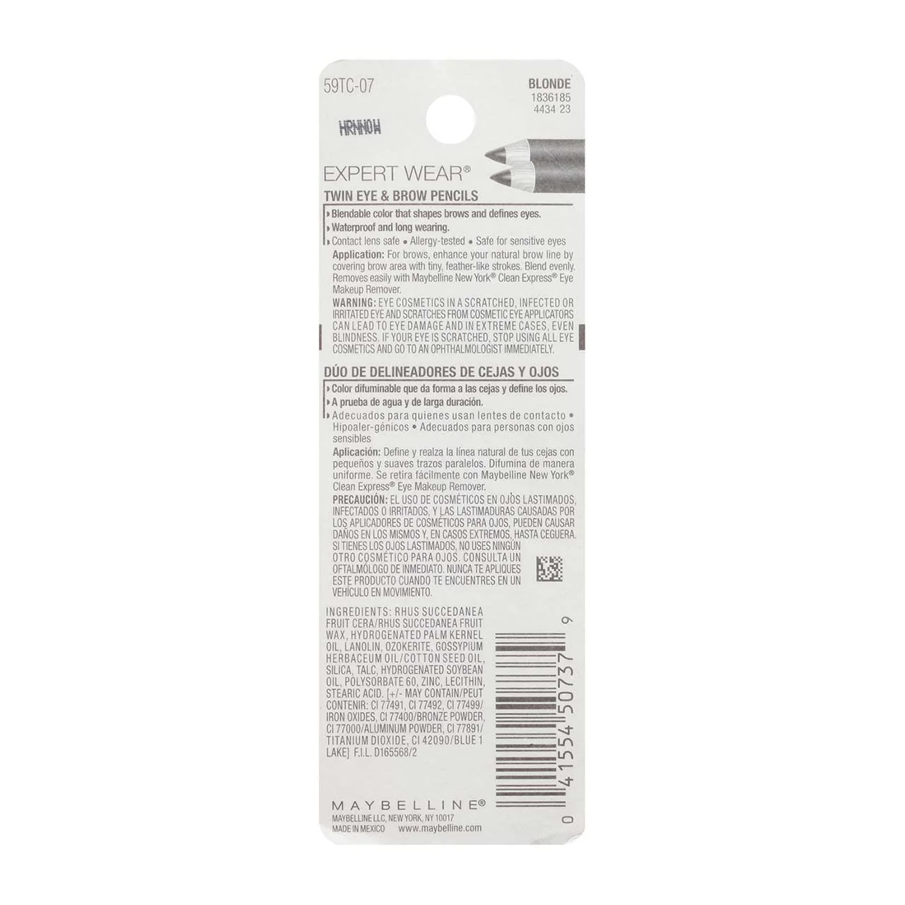 Maybelline Expert Eyes Brow And Eye Pencil, Blonde [107], 0.03 oz (Pack of 4) - Image 7