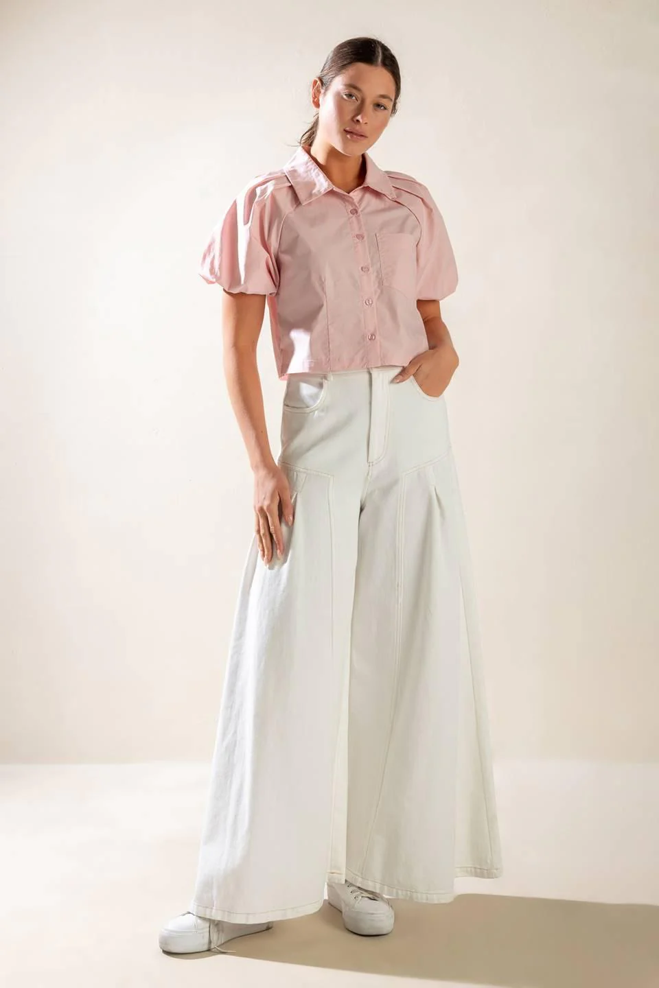 Meet You at the Garden Woven Top - Image 4