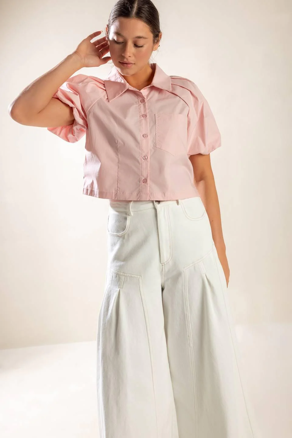 Meet You at the Garden Woven Top - Image 5
