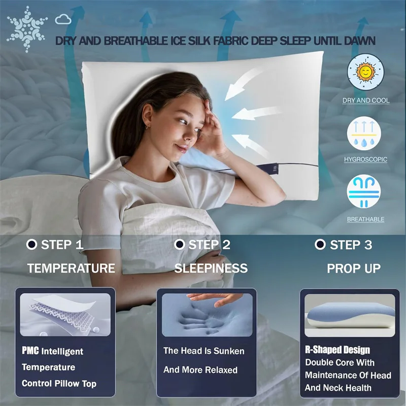 Memory Foam Orthopedic Pillow - Image 2