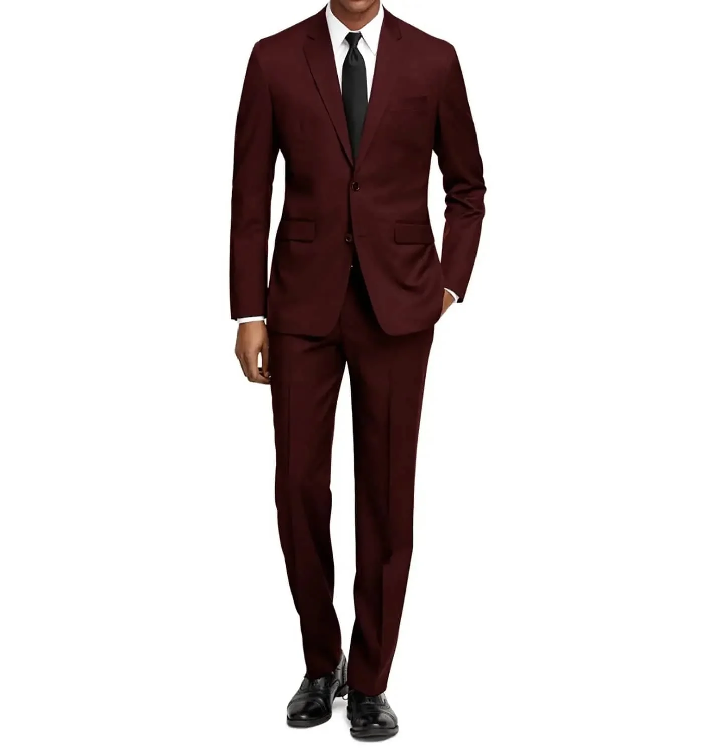 Men's 2-Piece Slim Fit Suit Set - Image 41