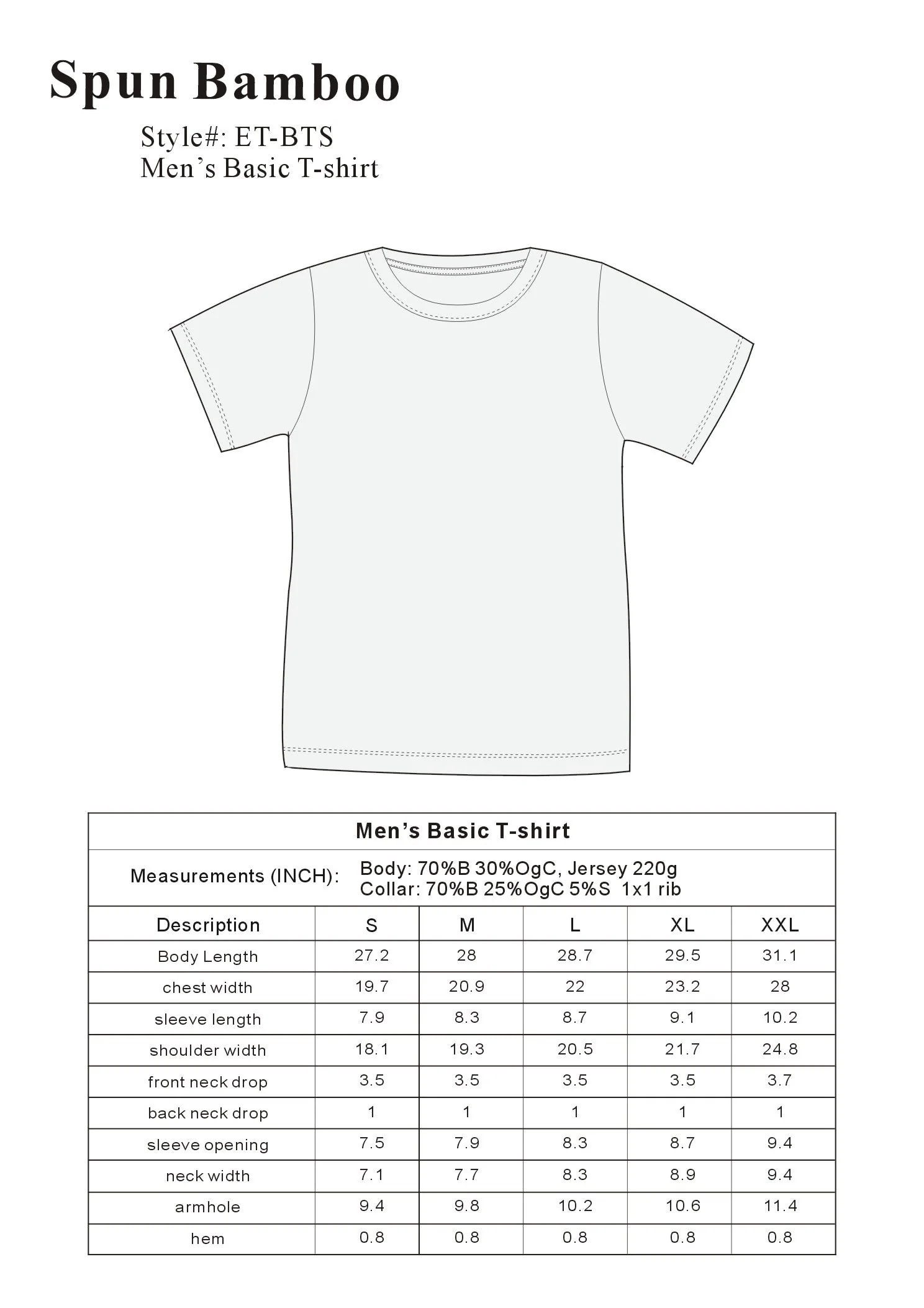Men's Bamboo Viscose/Organic Cotton Pocket T-Shirt - Image 8