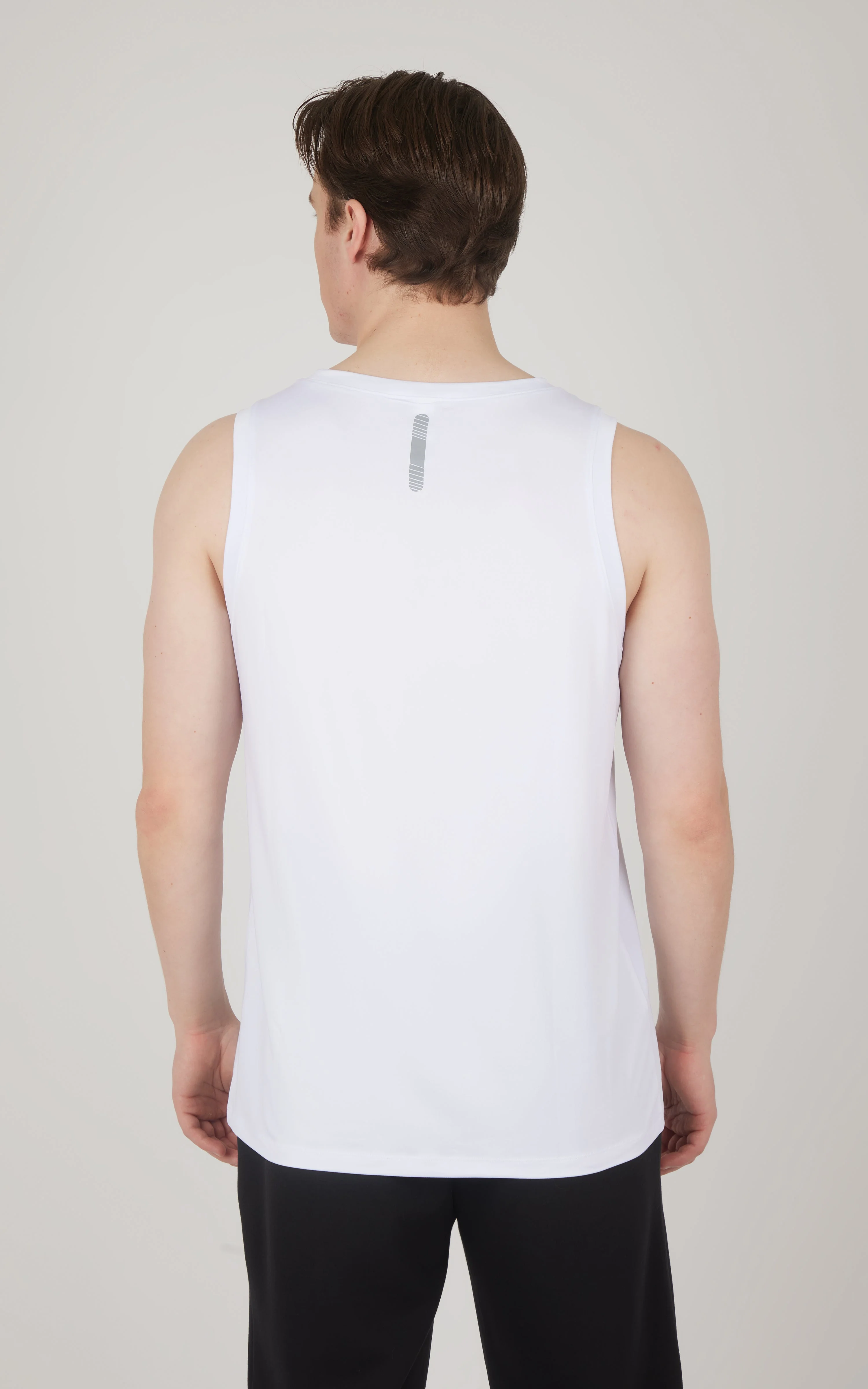 Mens Cationic Two Tone Heather Pace Muscle Tank - Image 18