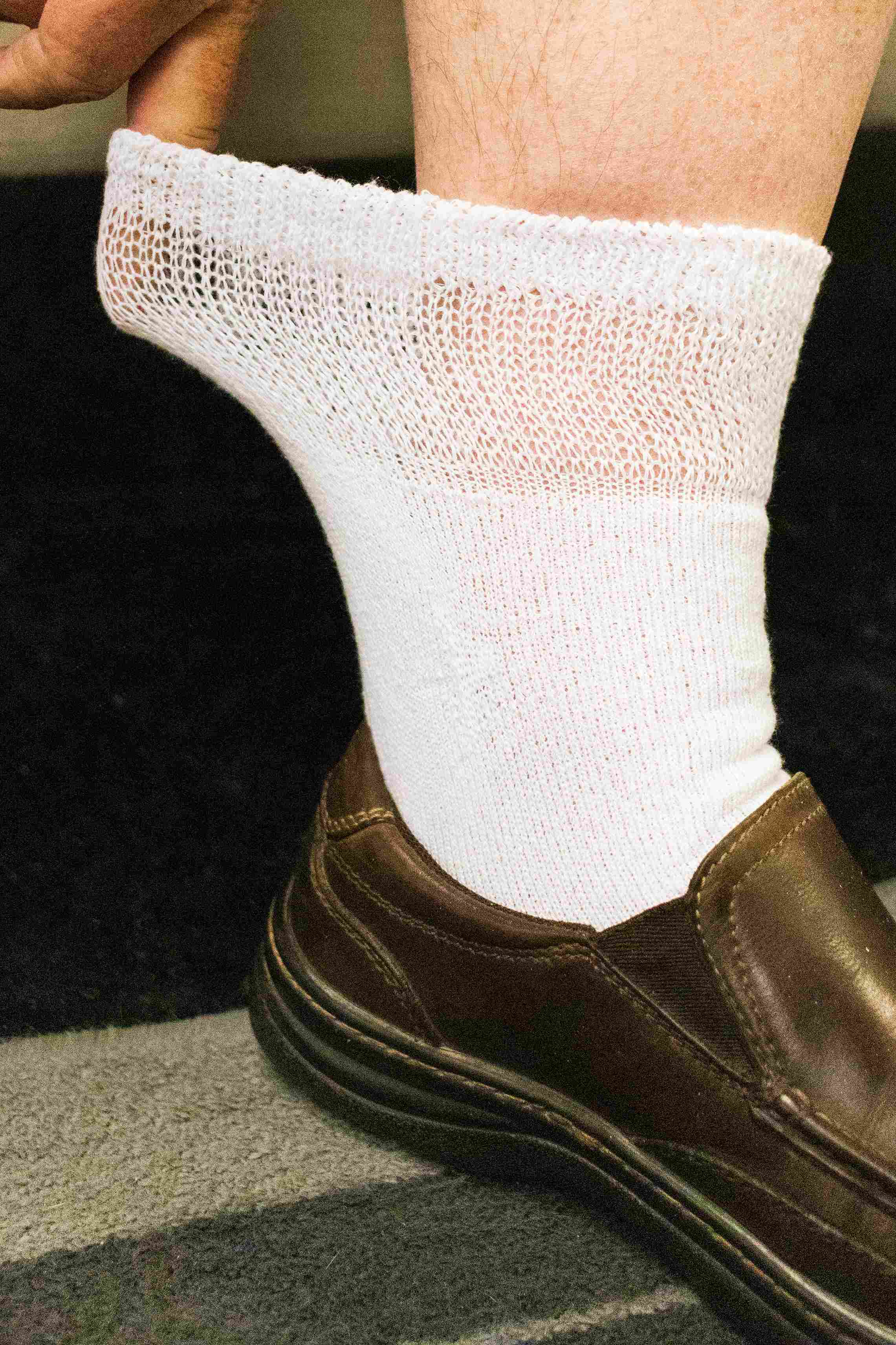 Men's Cotton Diabetic Ankle Socks (Assorted) - Image 3
