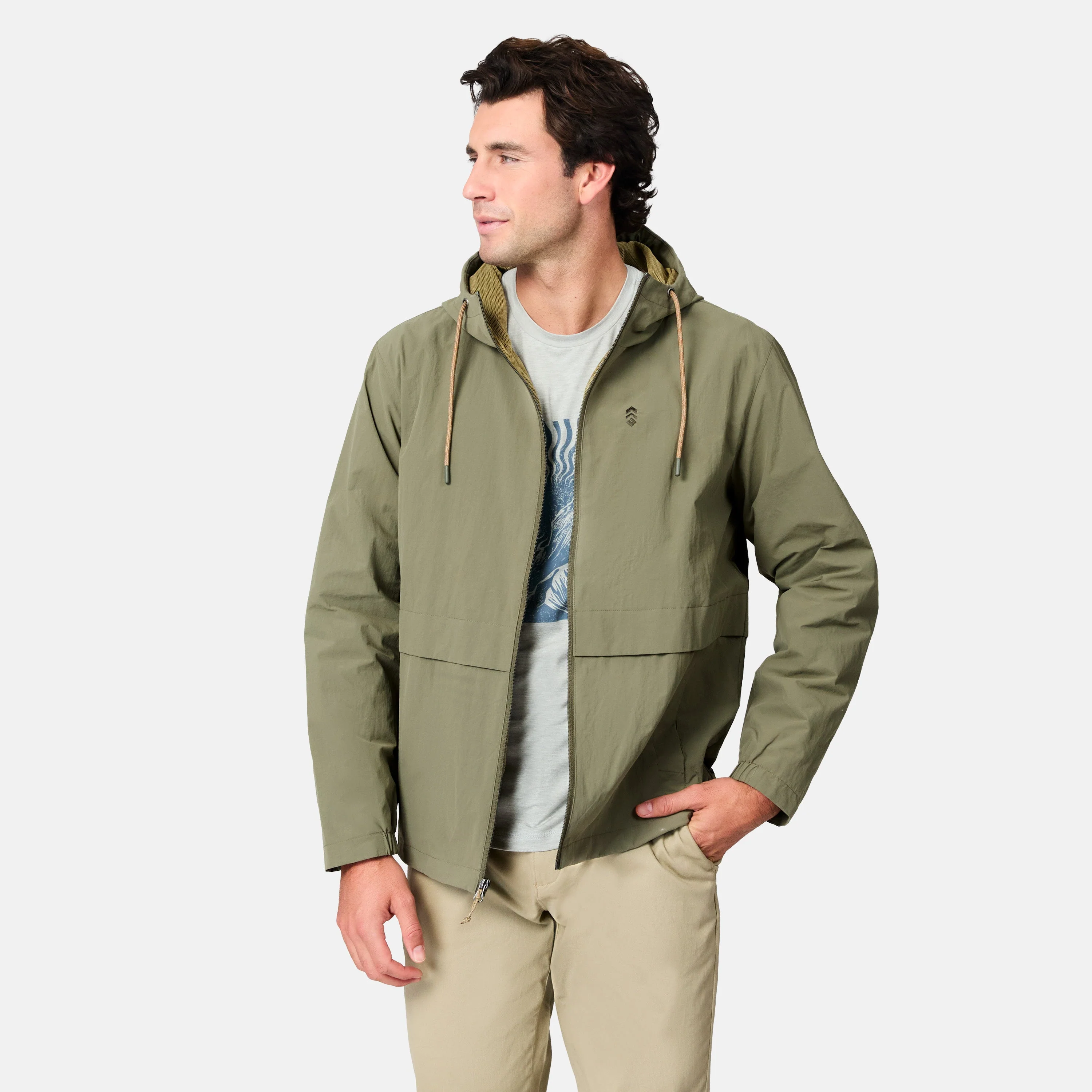 Men's Deluge Sanded Nylon Jacket - Image 4