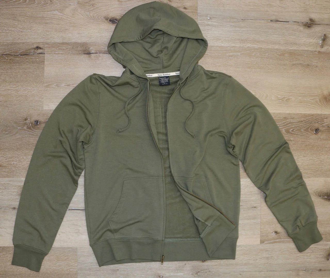 Men's Eco-Smart Full-Zip Bamboo Viscose Hoodie - Image 3