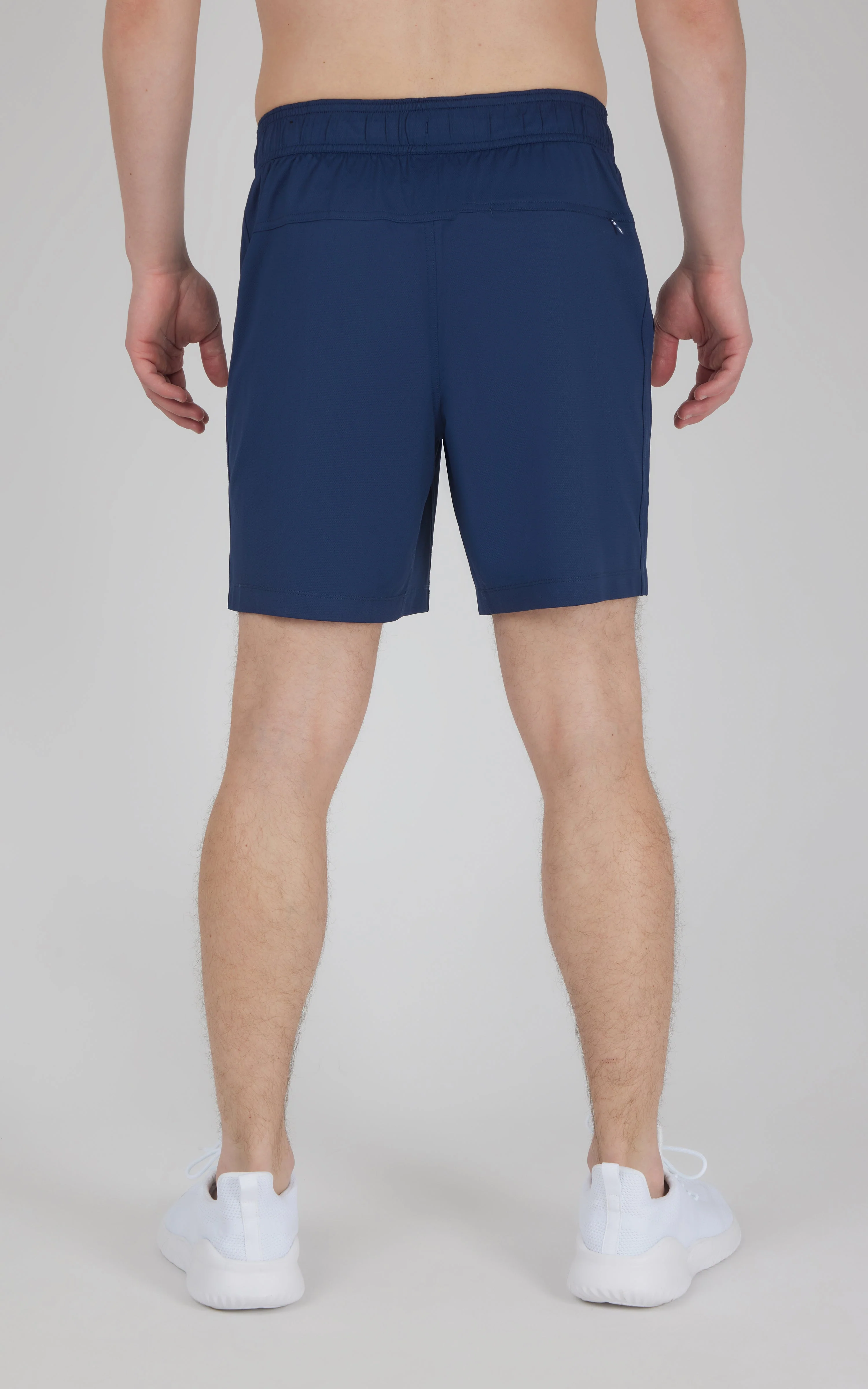 Mens Knit Stretch Pique Power 7" Shorts - Image 34