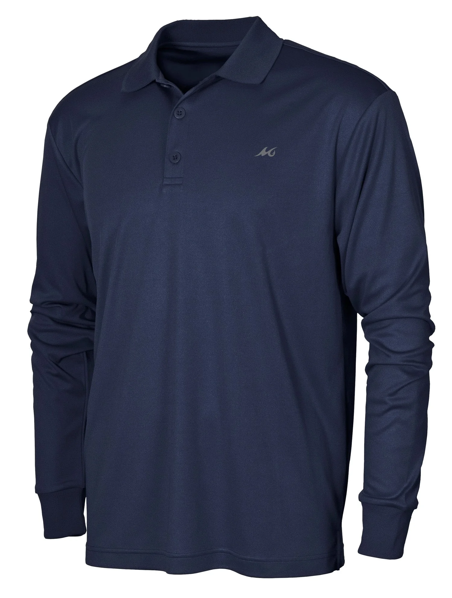 Men's Long Sleeve Performance Polo - Image 2