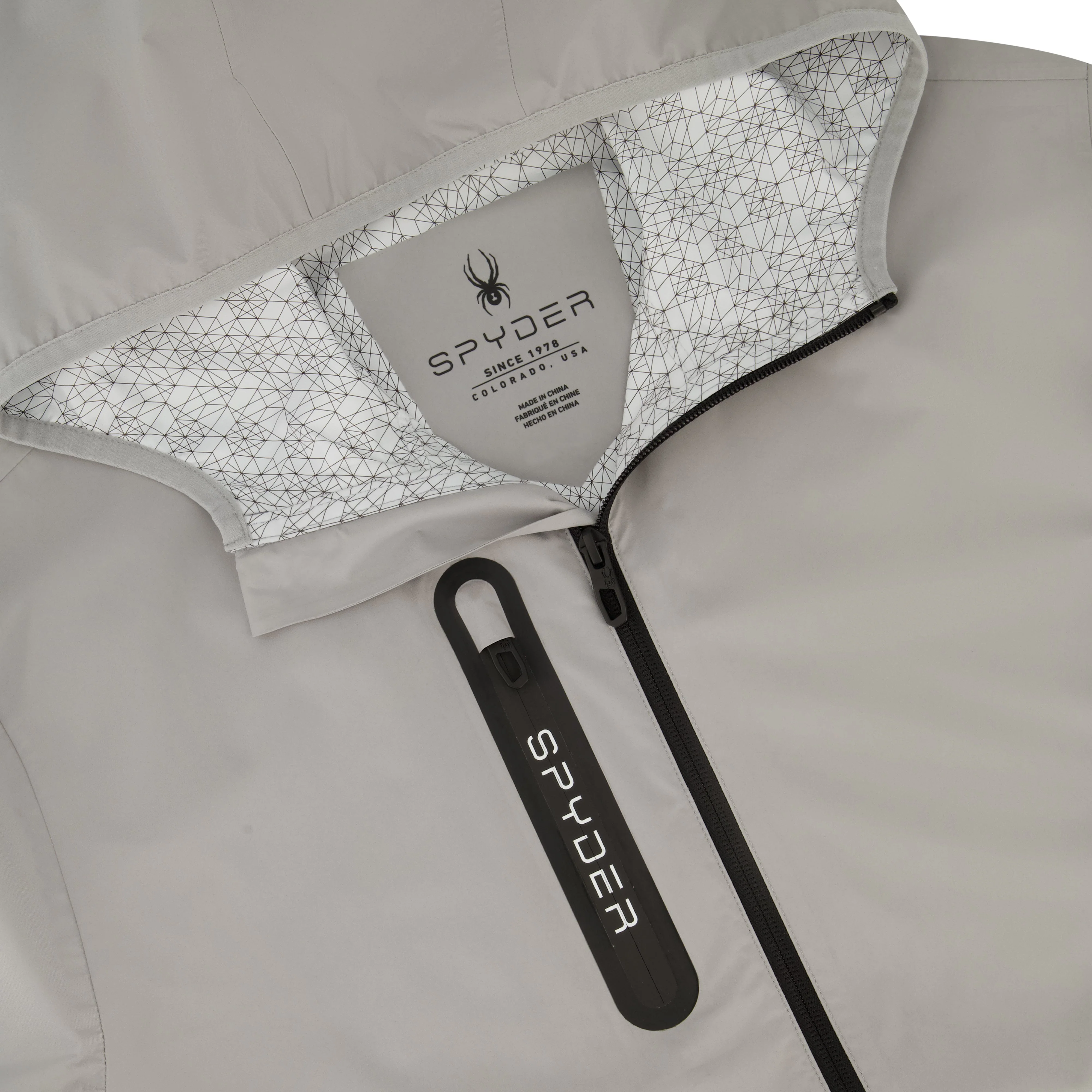 Men's Mountain Mist Rain Jacket - Pewter - Image 4