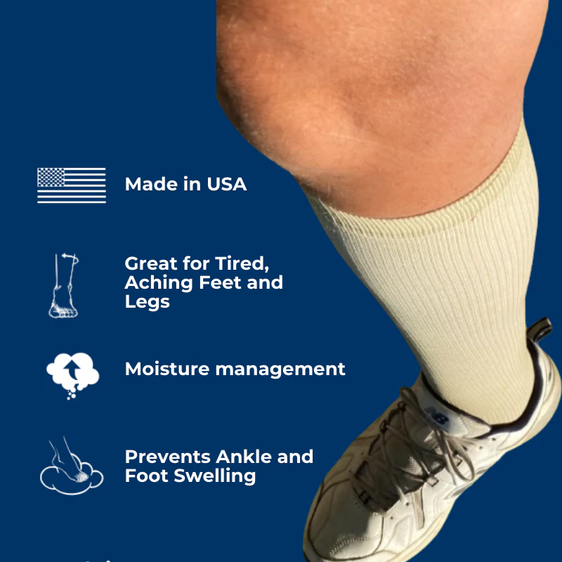 Men's Over The Calf Compression Stocking Socks (1 Pair) - Image 12