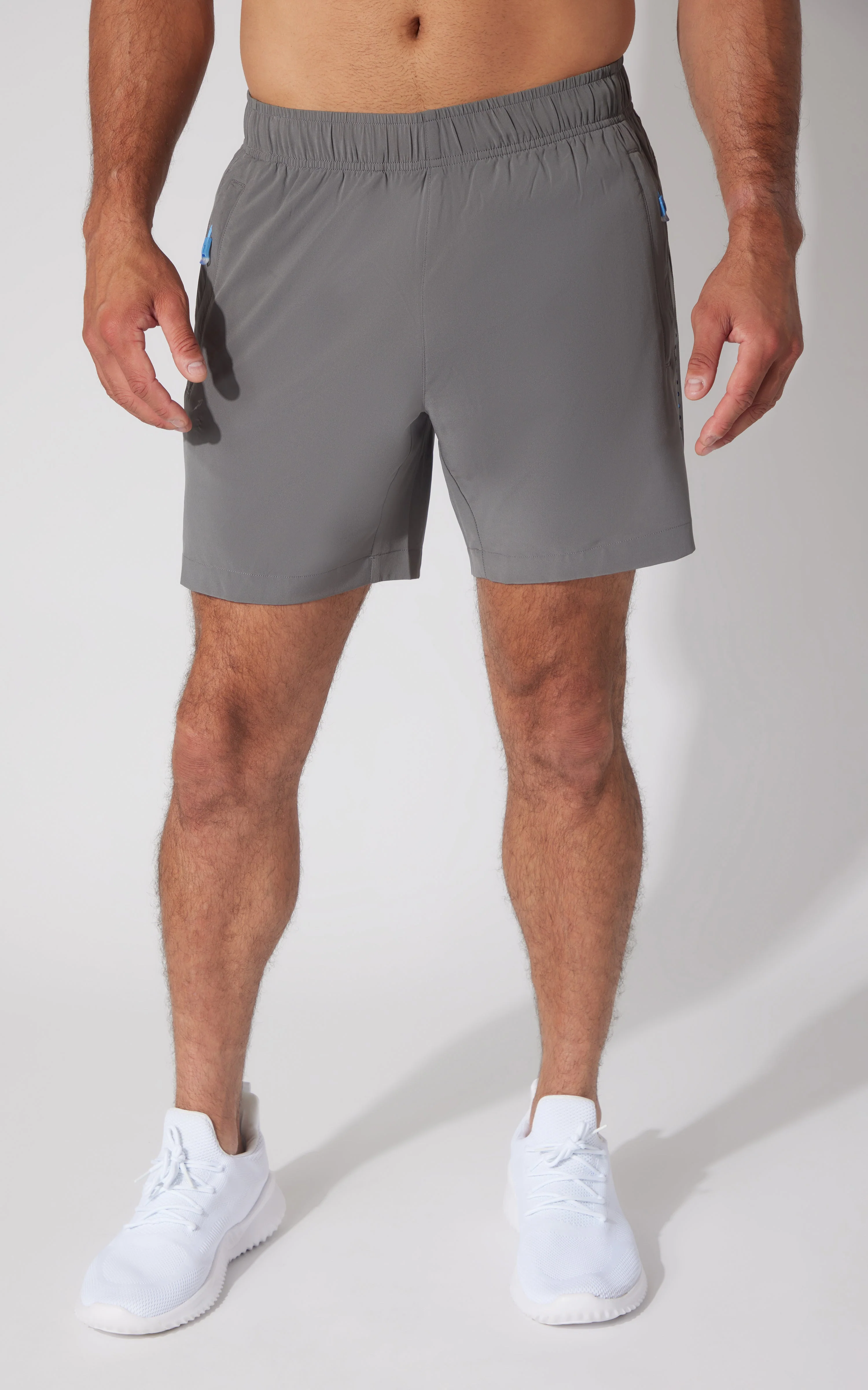 Mens Perforated Detail Woven Traction 7" Short - Image 6