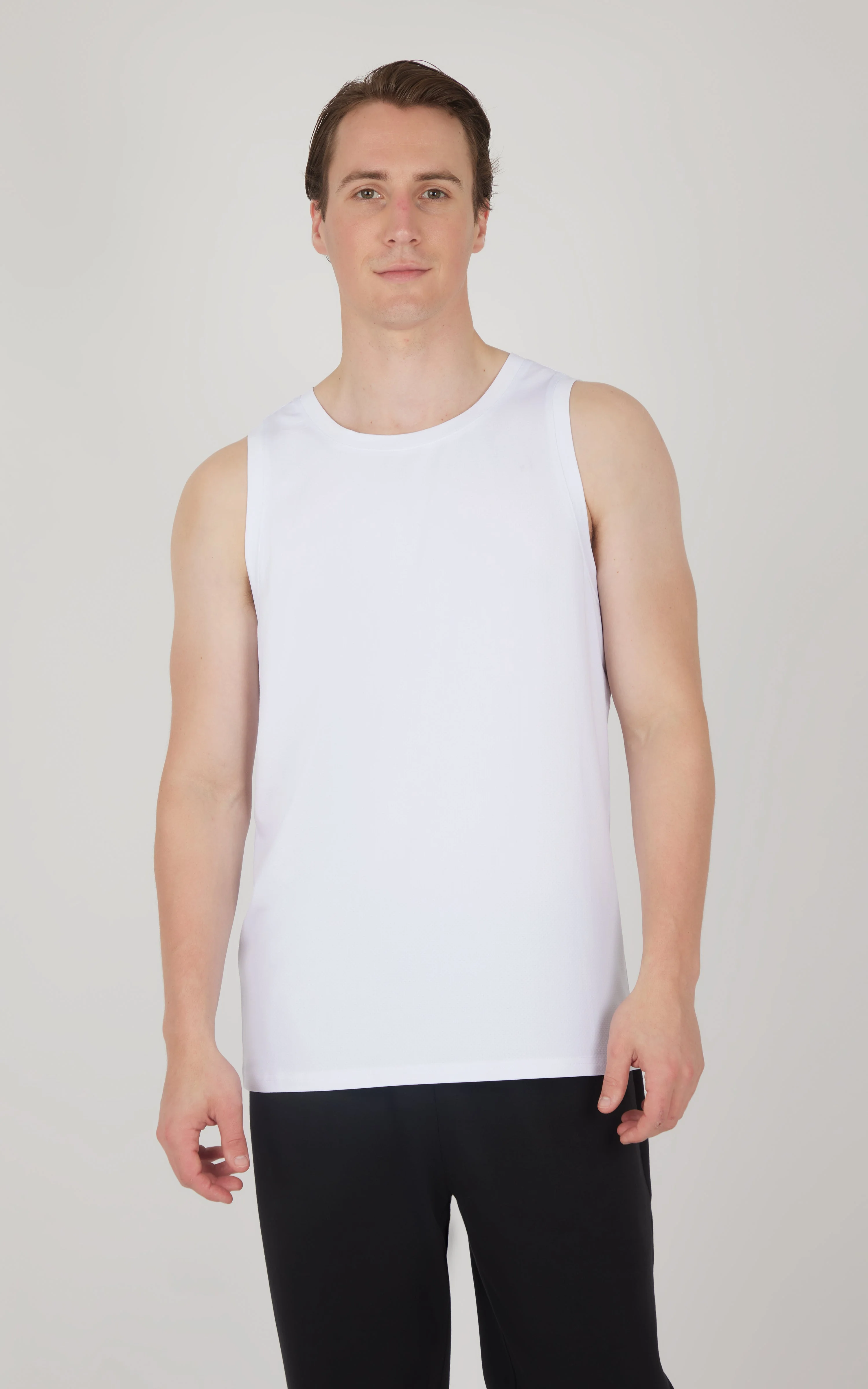 Men's Pique Race Track Muscle Tank - Image 3