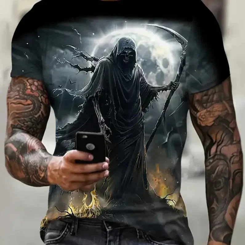 Men's Printed Short-sleeved T-shirt - Image 6