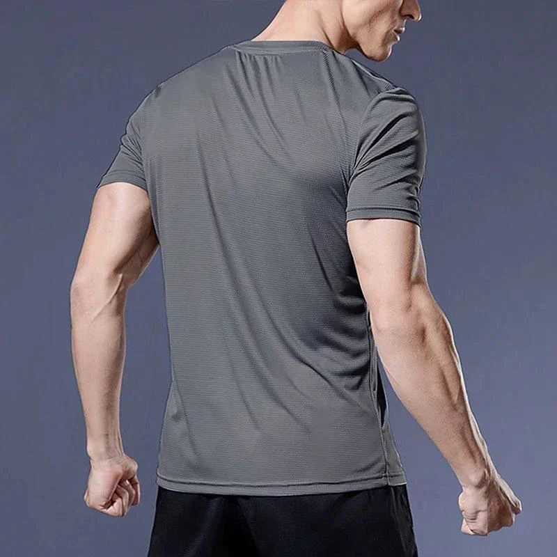 Men's Quick Dry Compression Fitness T-Shirt' - Image 4