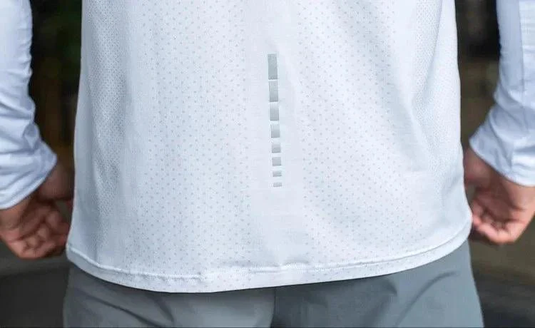 Men's Sports Fitness Long Sleeve Outdoor Badminton Quick Dry Training Shirt Casual Thin Running Top Bodybuilding Sportswear - Image 22
