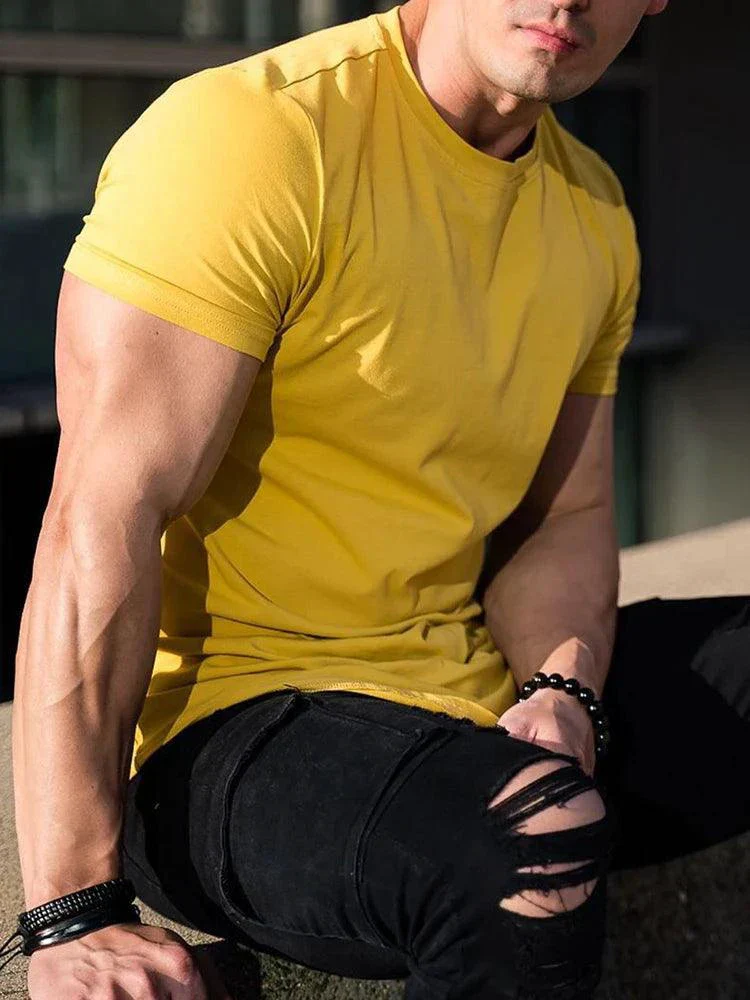 Men's Summer Muscle T-Shirt for Gym Workouts - Image 15