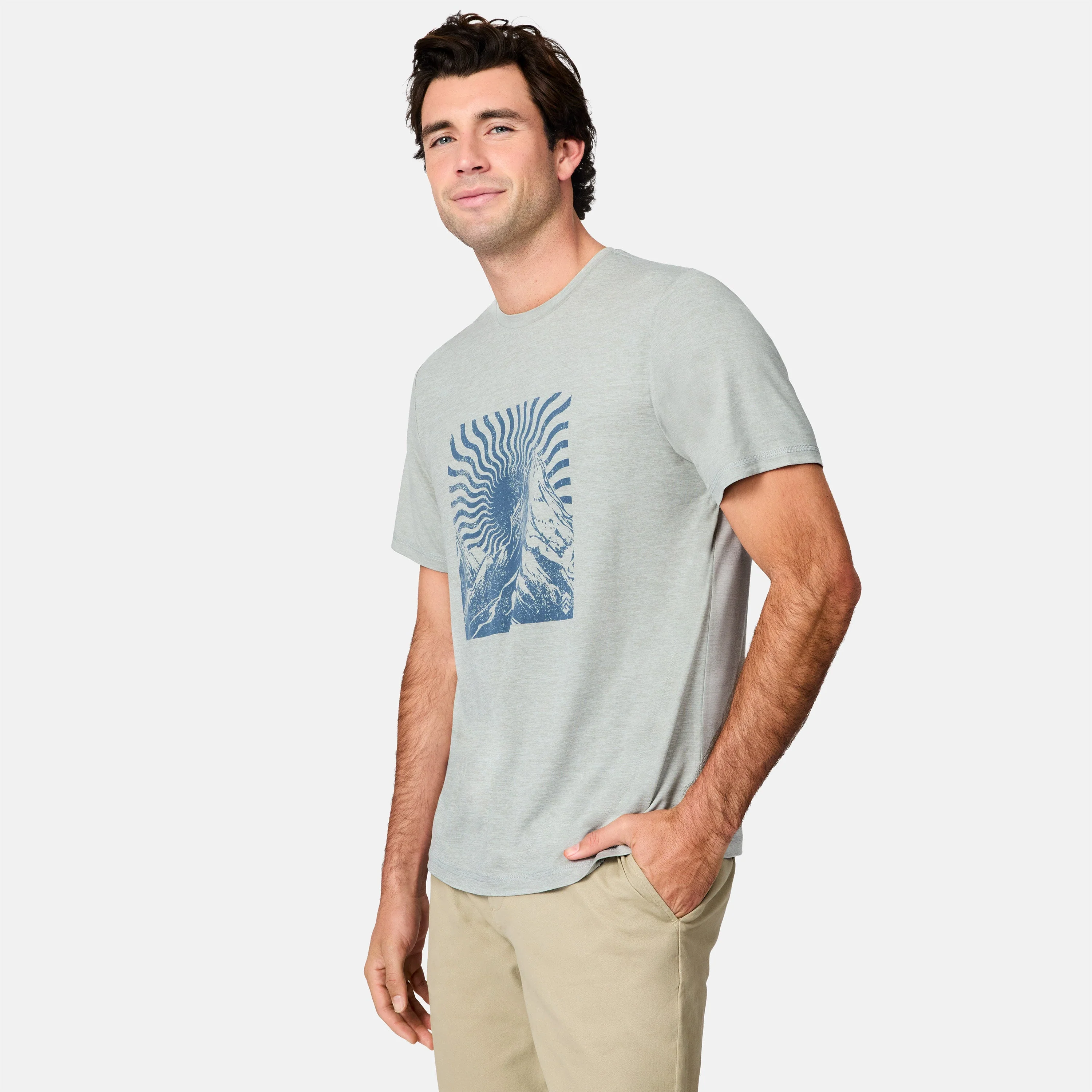 Men's Super Soft Microtech® Short Sleeve Graphic Crew Tee - Image 3