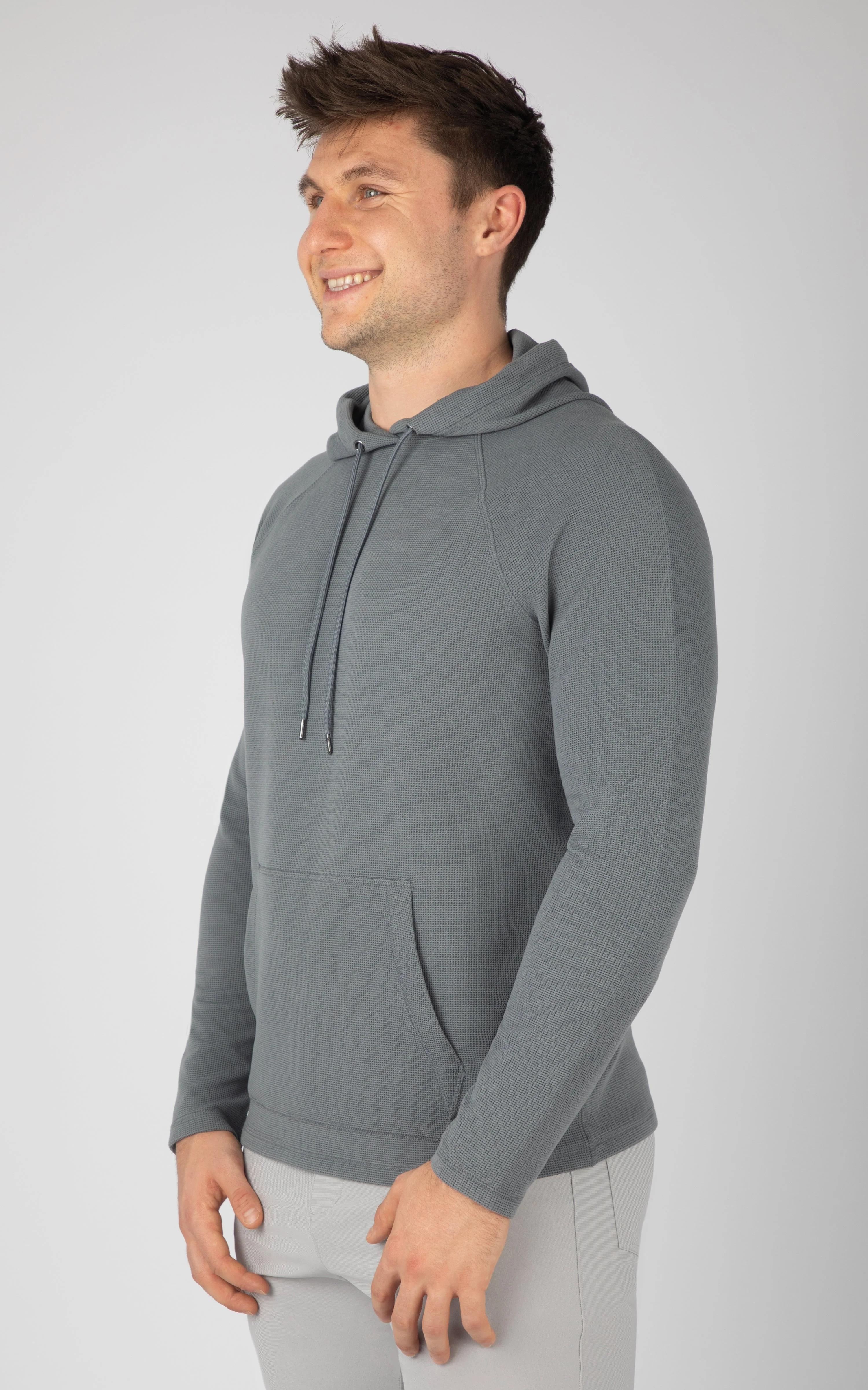 Mens Supreme Waffle Gear Up Hoodie - Image 11