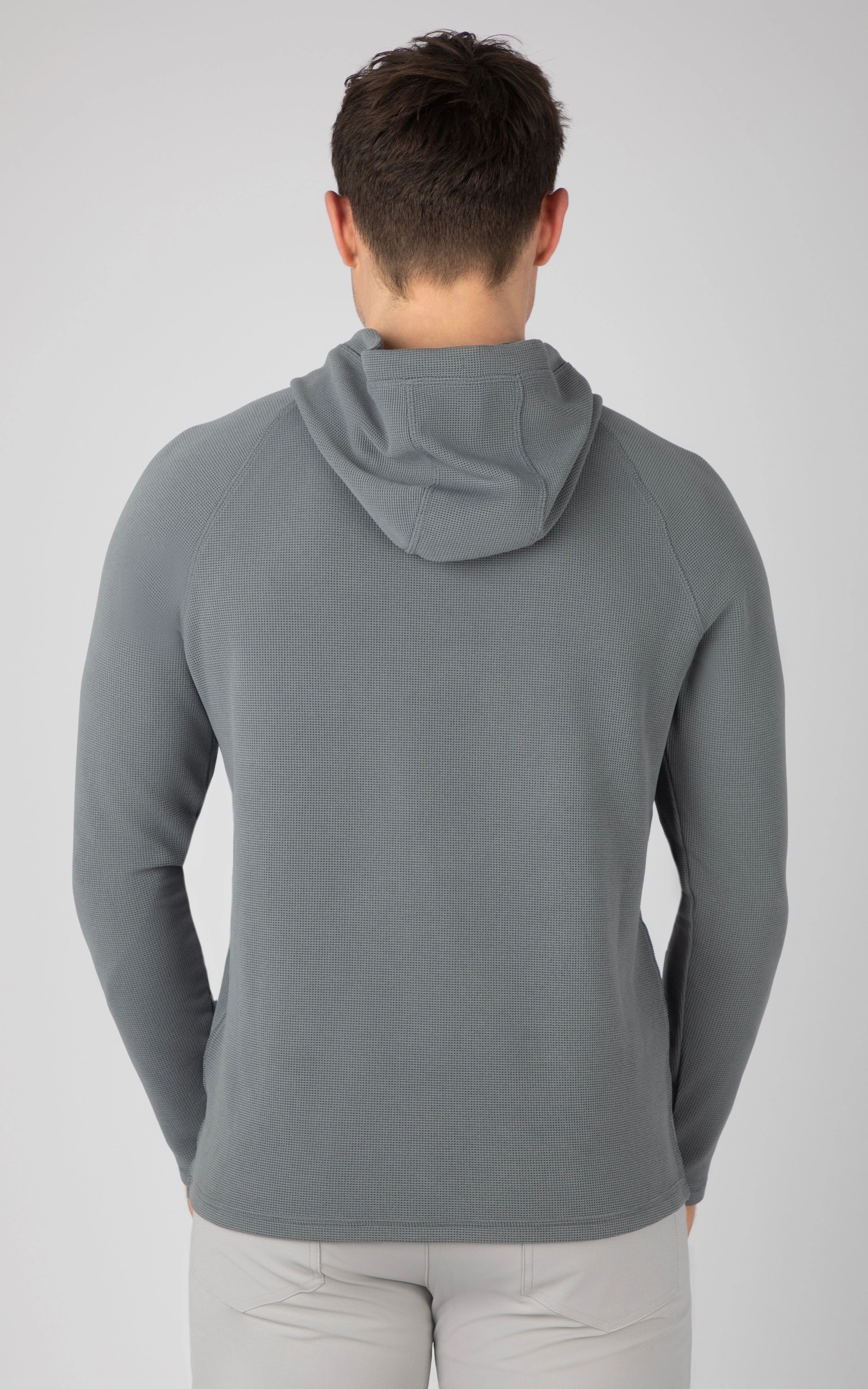 Mens Supreme Waffle Gear Up Hoodie - Image 12