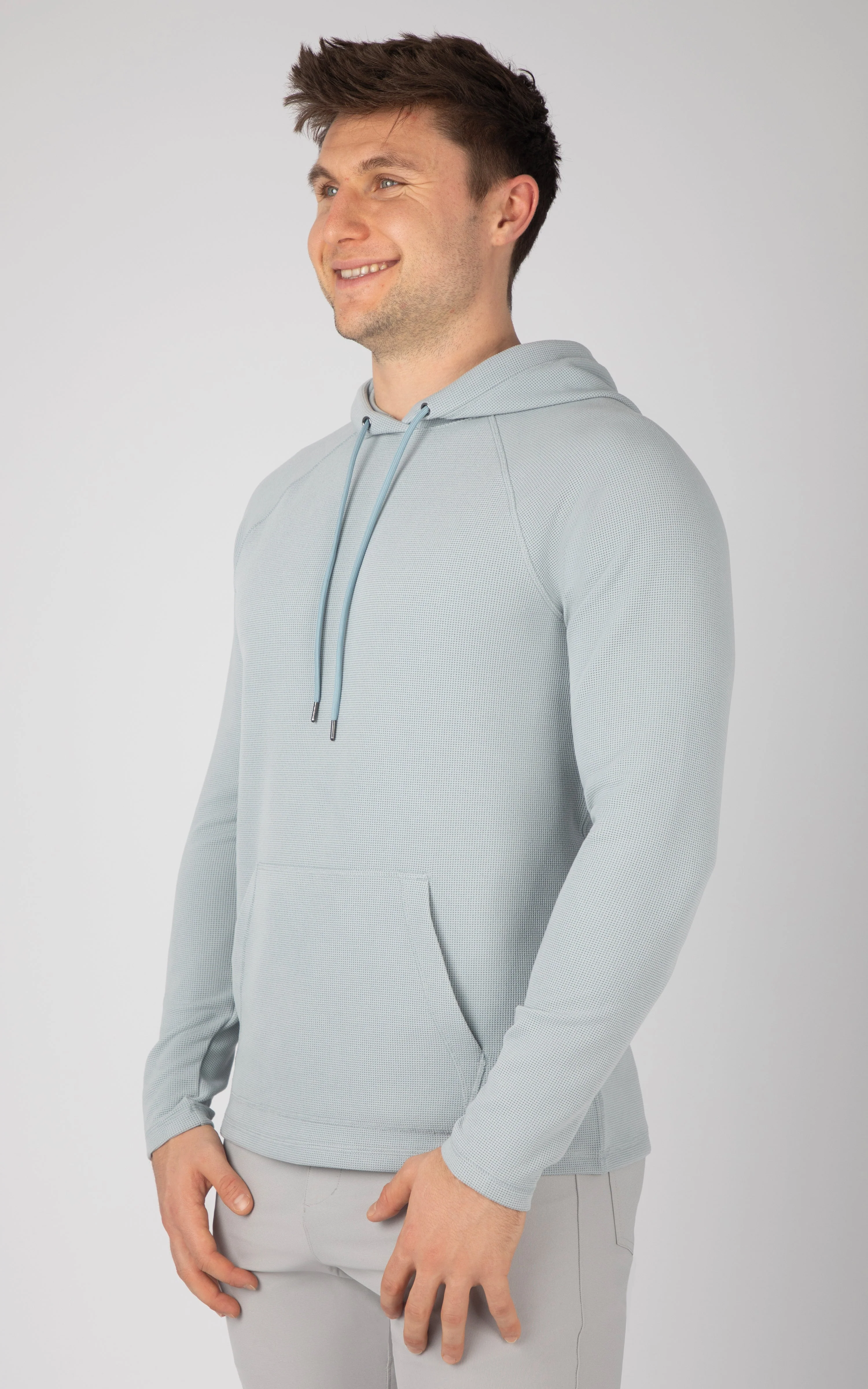 Mens Supreme Waffle Gear Up Hoodie - Image 14