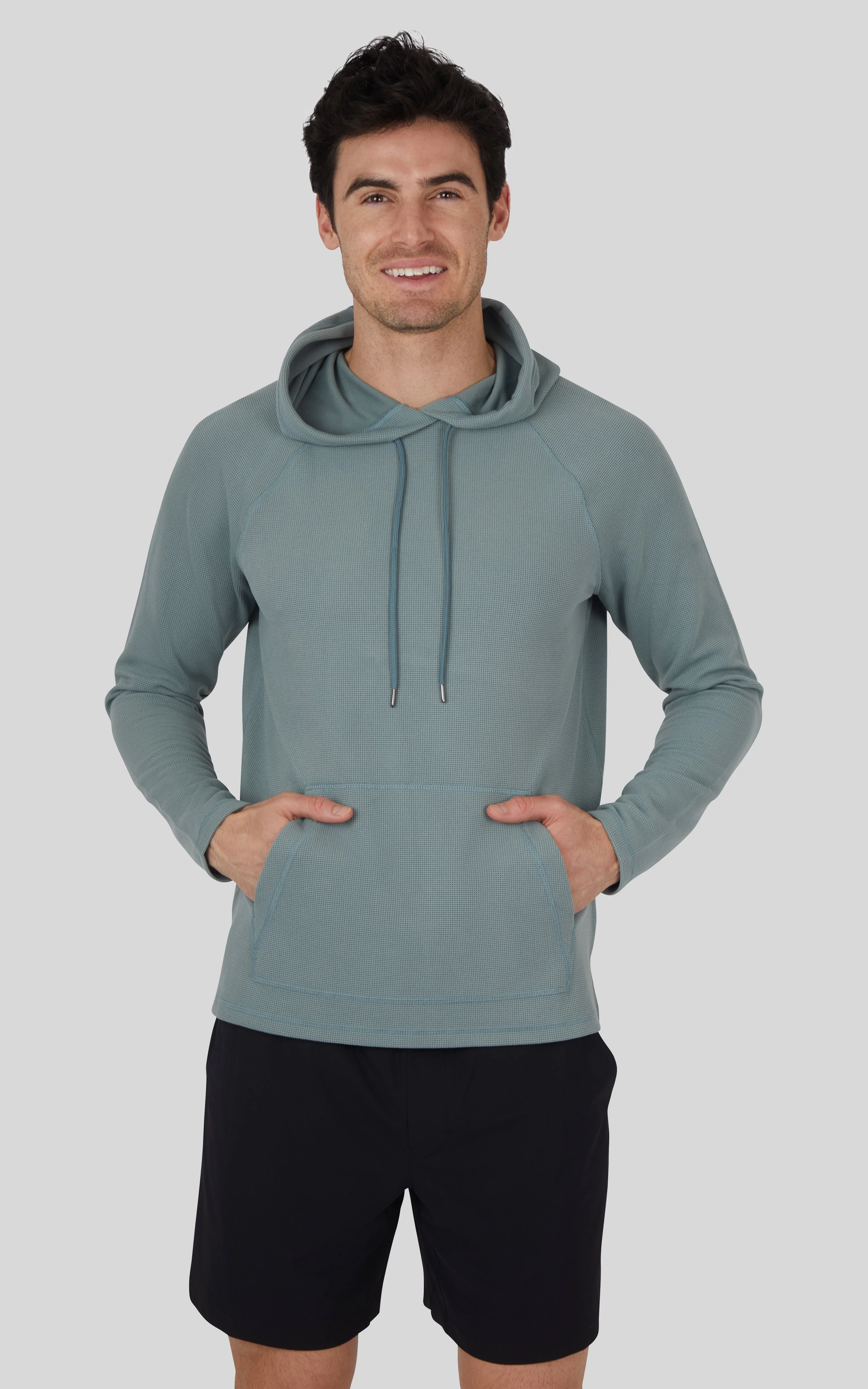 Mens Supreme Waffle Gear Up Hoodie - Image 16