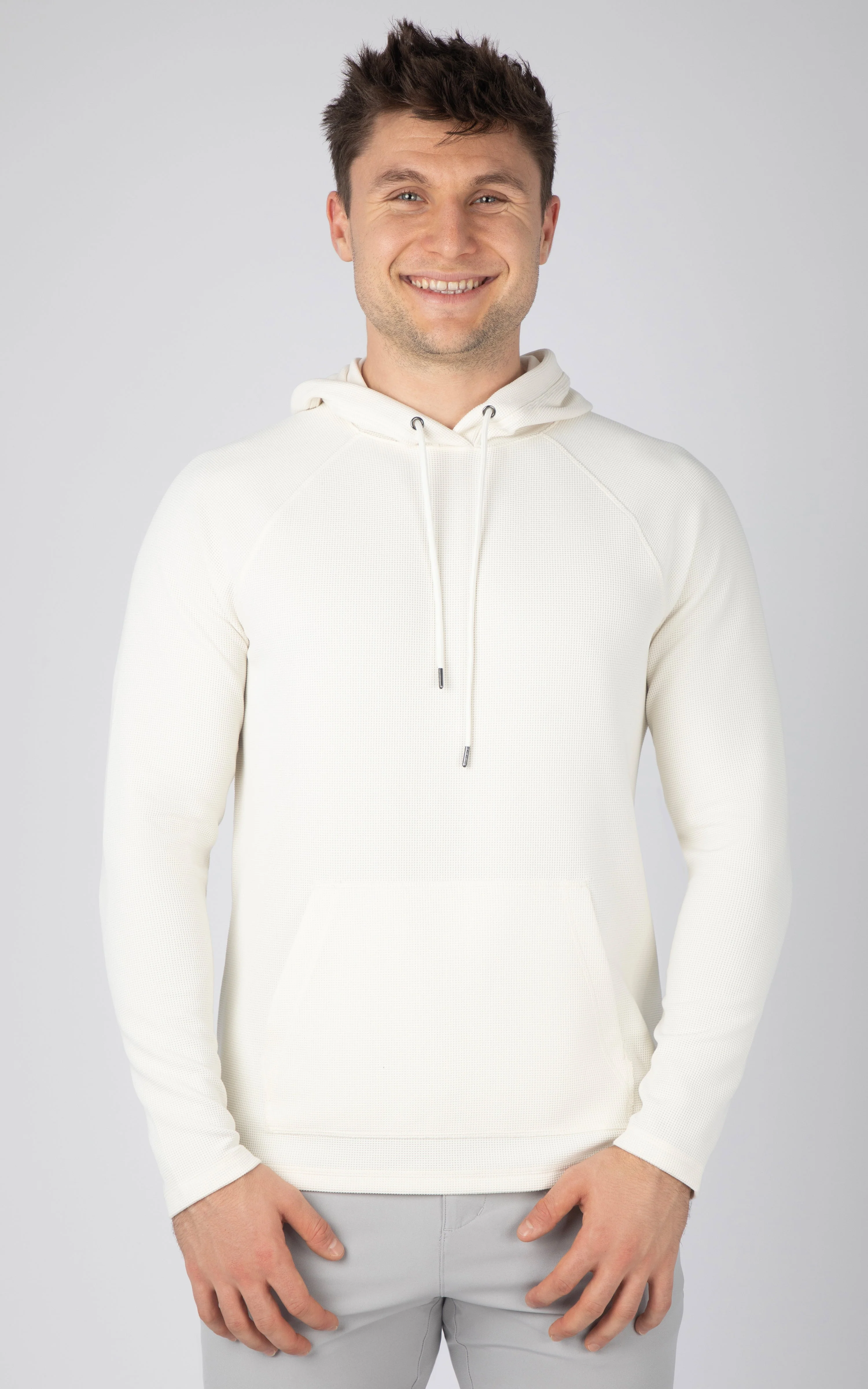 Mens Supreme Waffle Gear Up Hoodie - Image 7