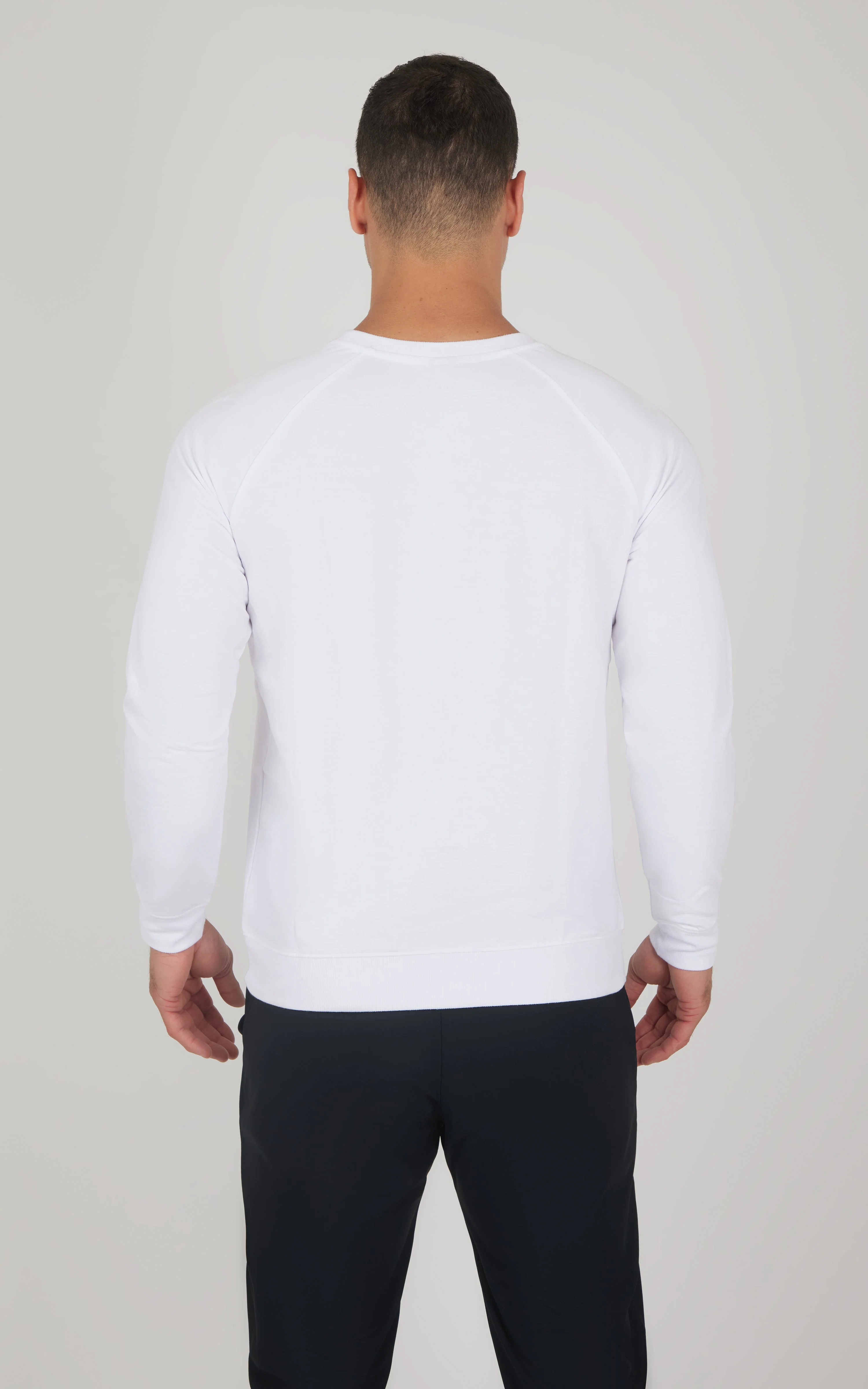 Men's Terry Brushed Long Sleeve Top - Image 8