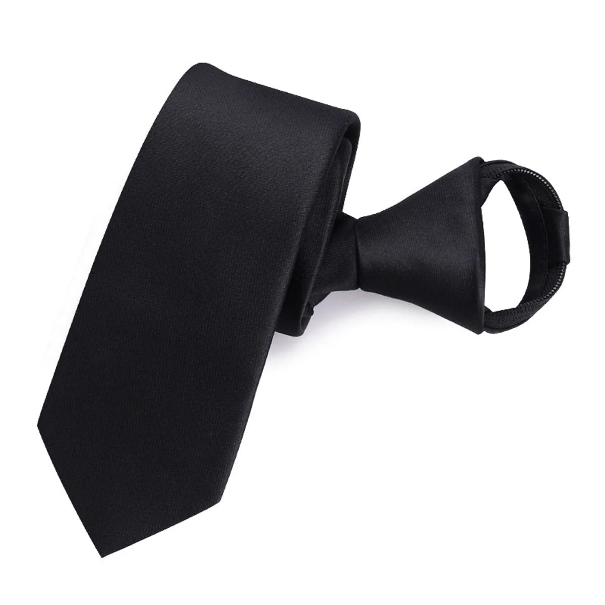 Men's Zipper Necktie - Pre-Tied Formal Tie - Image 10