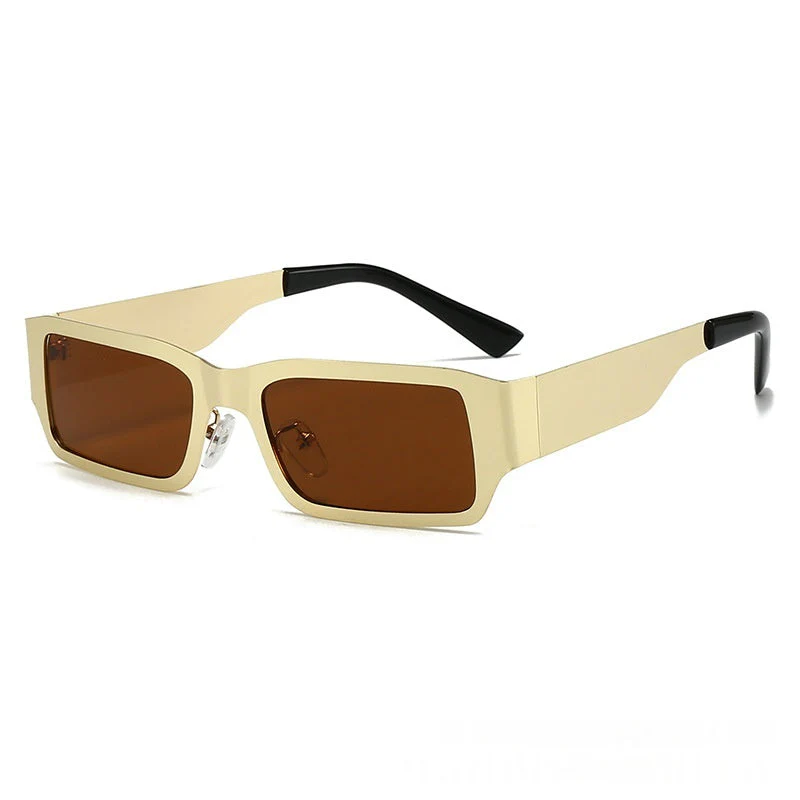 Metal Frame UV Protection Fashion Sunglasses - Image 7