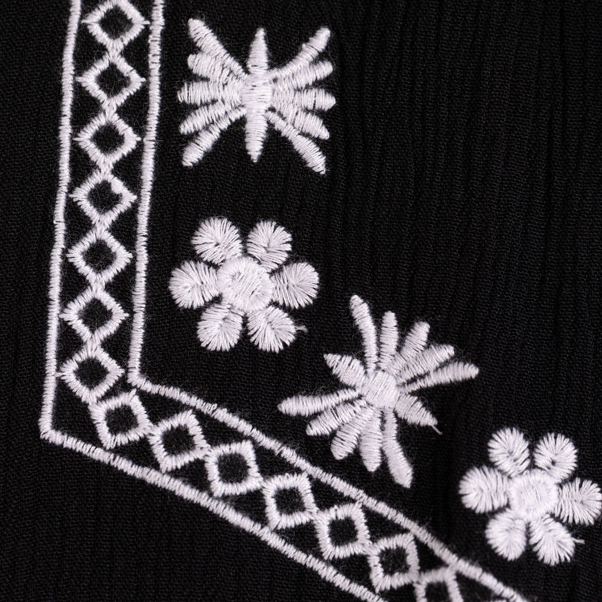 Midnight Garden Embroidered Long Dress - Image 2