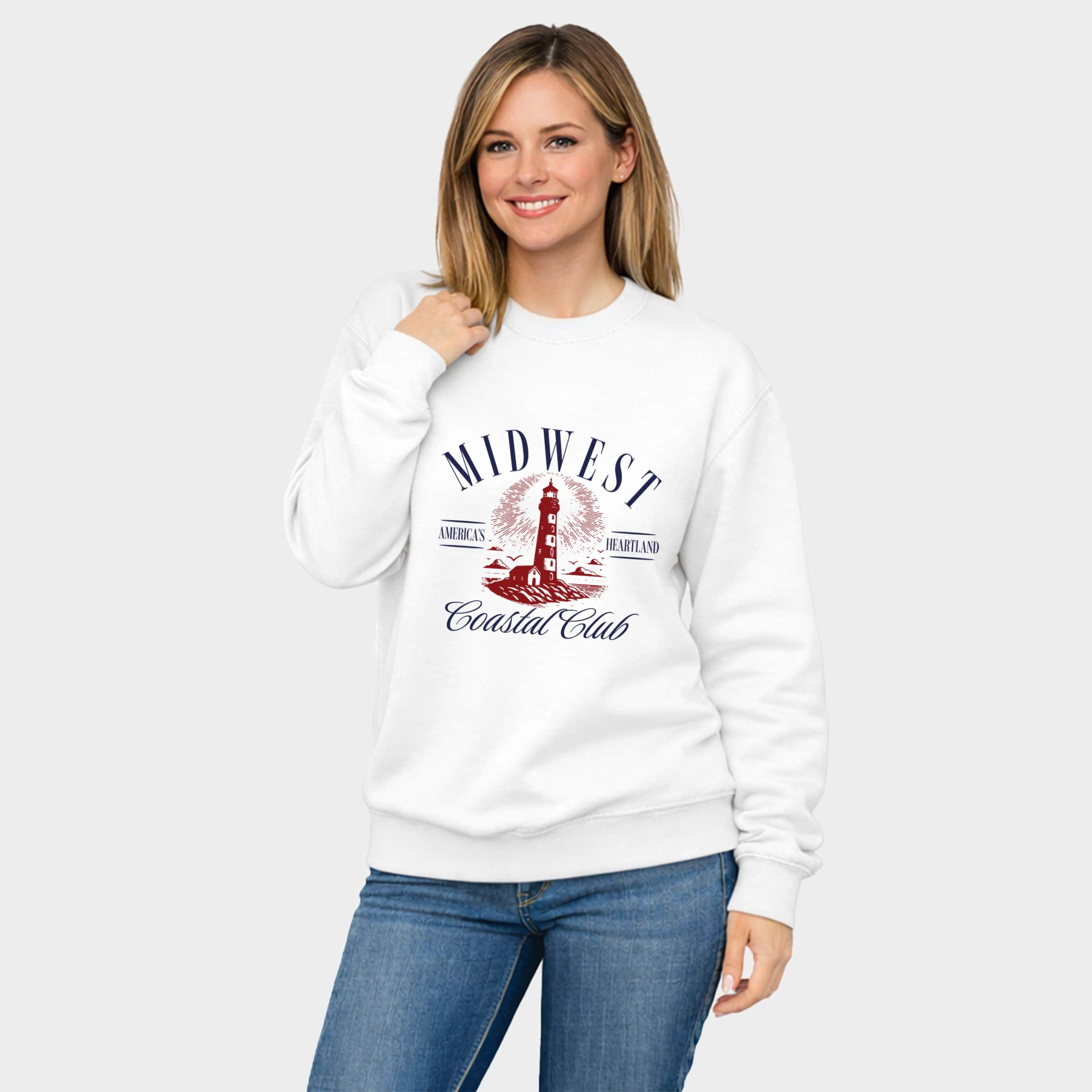 Midwest Coastal Club - Womens Sweatshirt - Image 2