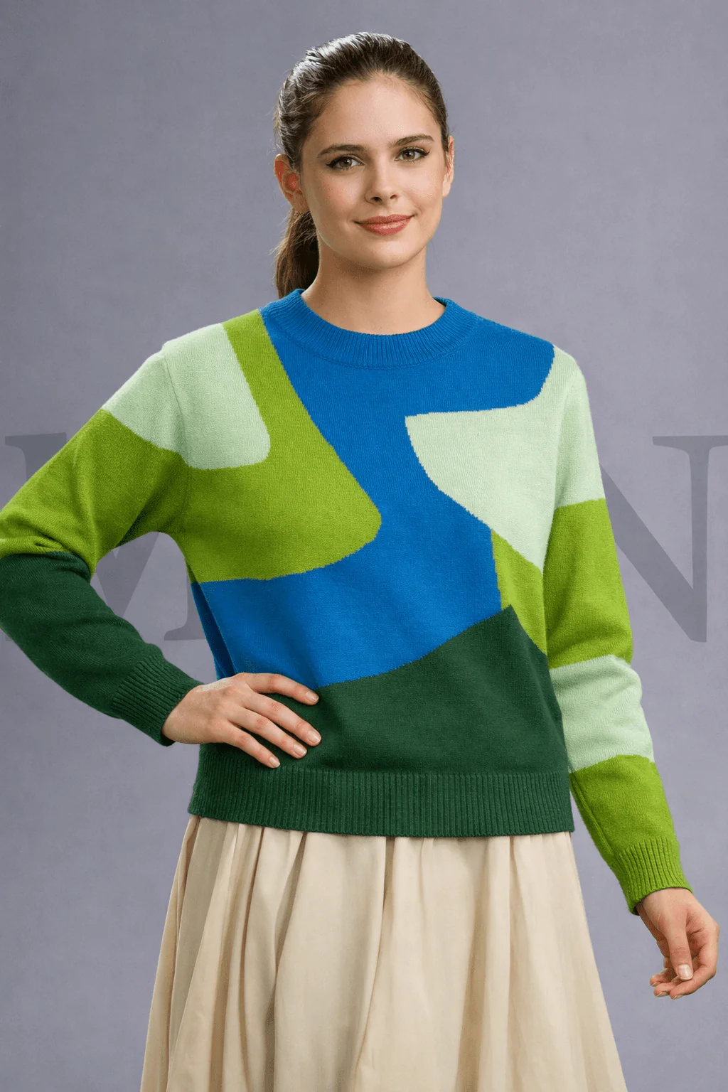 MiJN Flower Neckline Sweater - Image 7