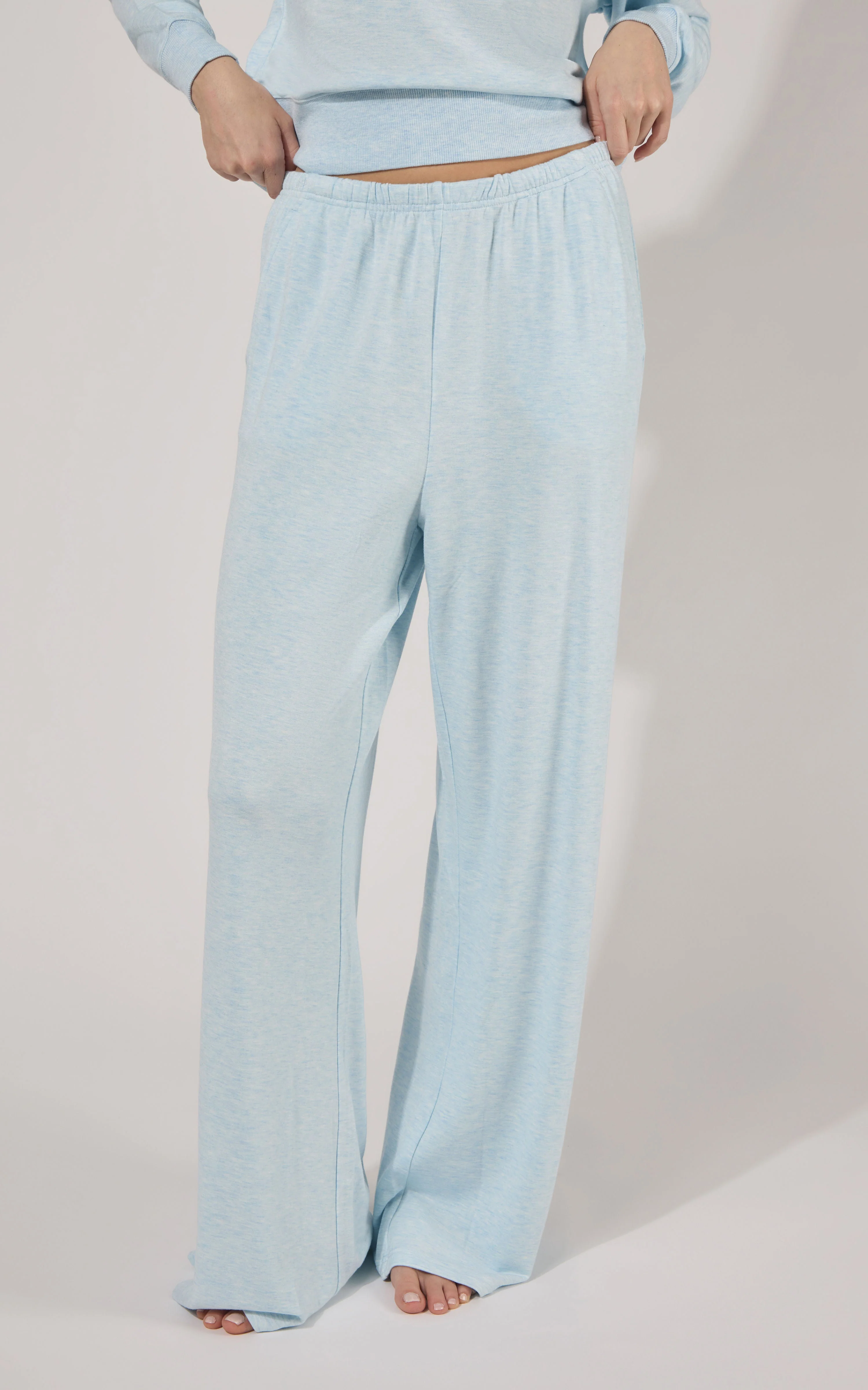 Modal Terry Relaxed Wide Pant - Image 10