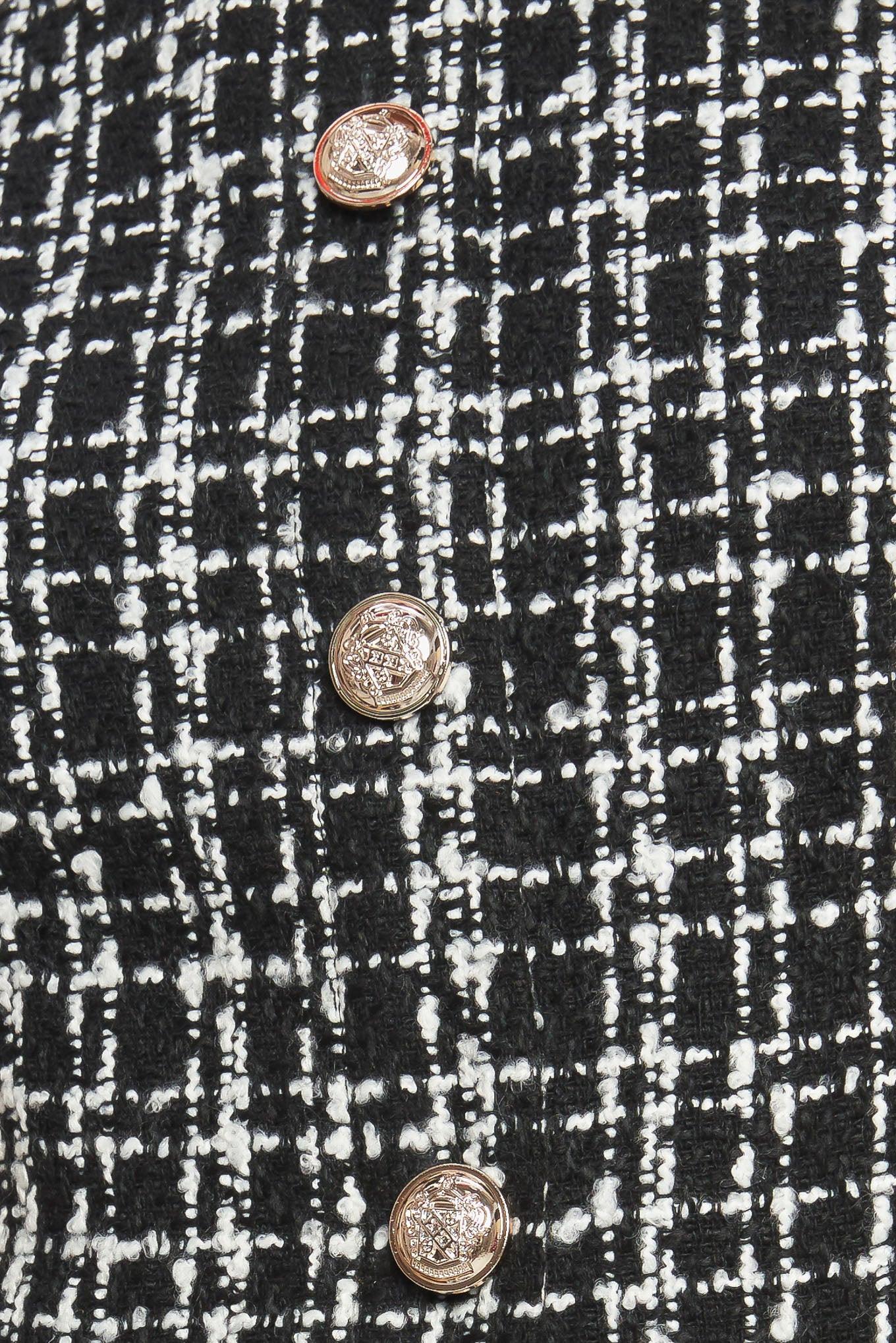 Modern Icon Tweed Woven Mini Dress - Image 7