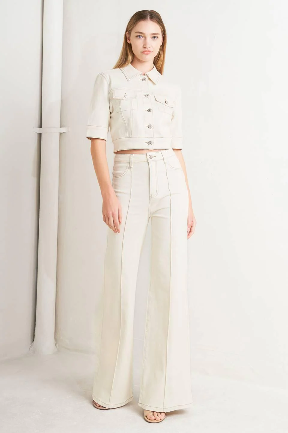 Modern Neutral Twill Jacket - Image 4