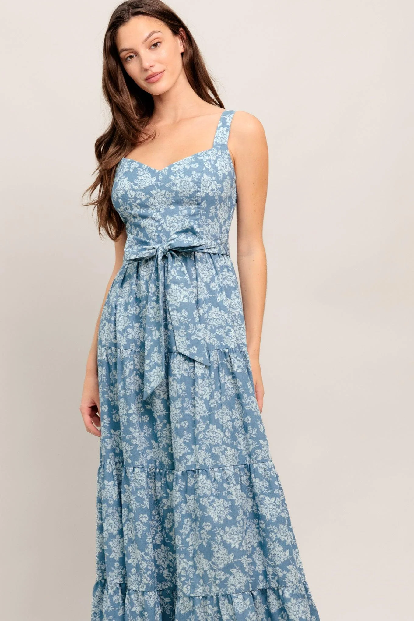 Modern Prairie Bloom Woven Maxi Dress - Image 4