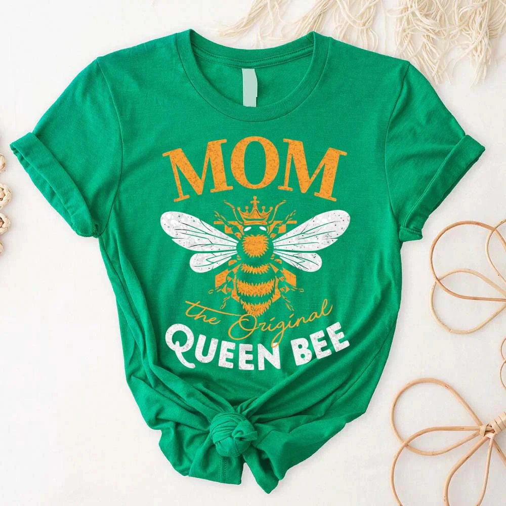 Mom, The Original Queen Bee Shirt – Stylish & Fun Mother's Day Tee - Image 14