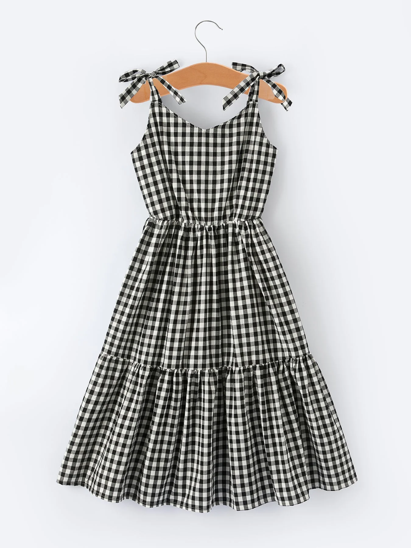 Mommy & Me Adult Plaid Smocked Dress - Image 4