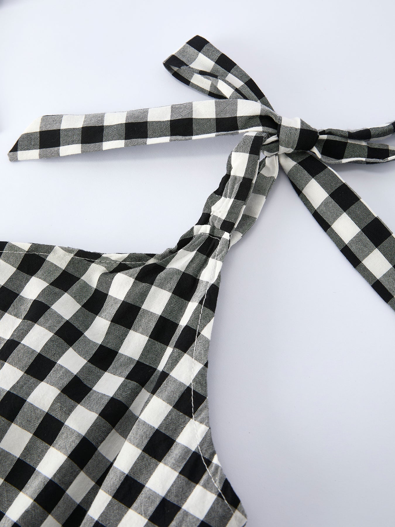 Mommy & Me Adult Plaid Smocked Dress - Image 6