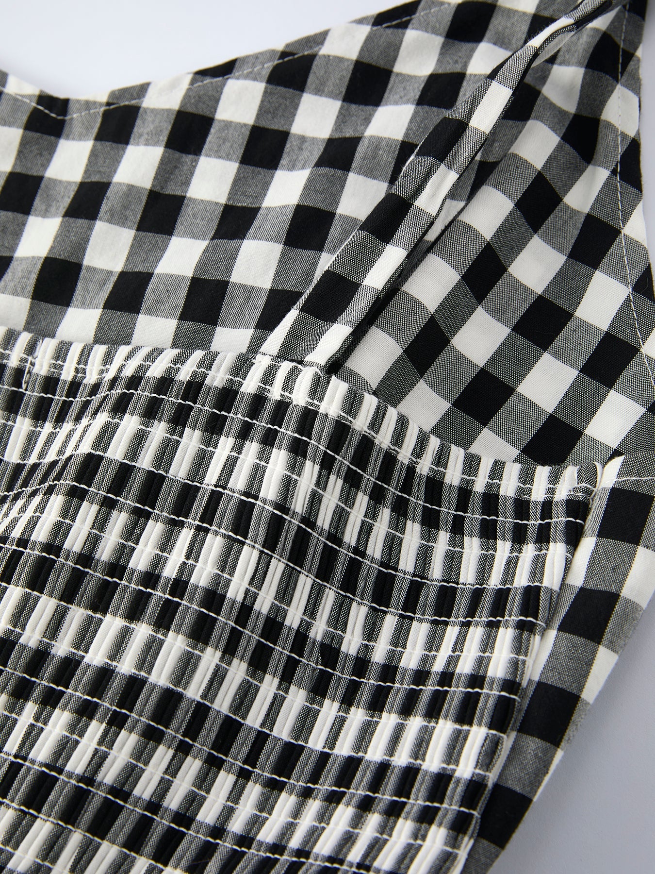 Mommy & Me Adult Plaid Smocked Dress - Image 7