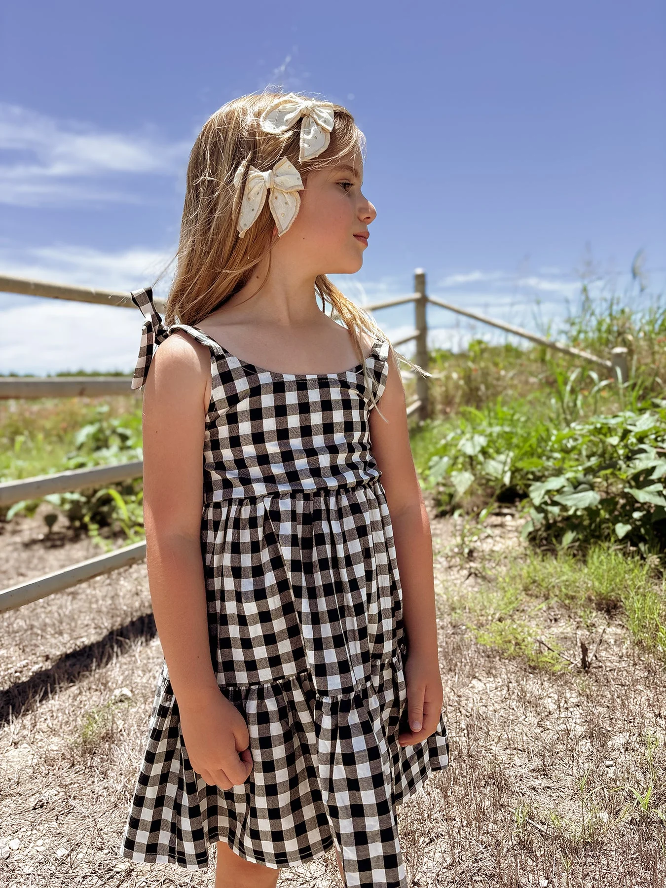 Mommy & Me Adult Plaid Smocked Dress - Image 9