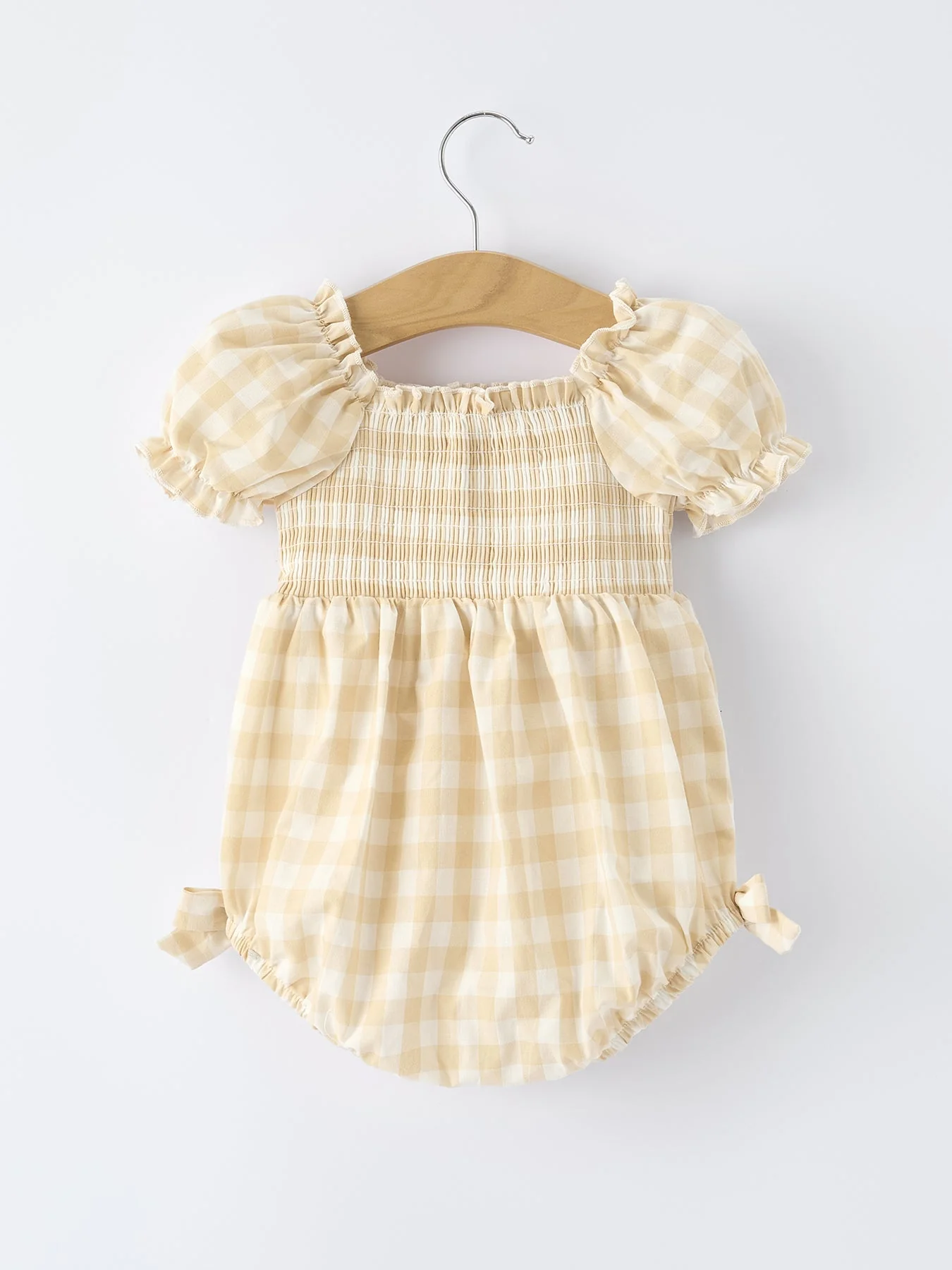 Mommy & Me Plaid Girl Romper - Image 3